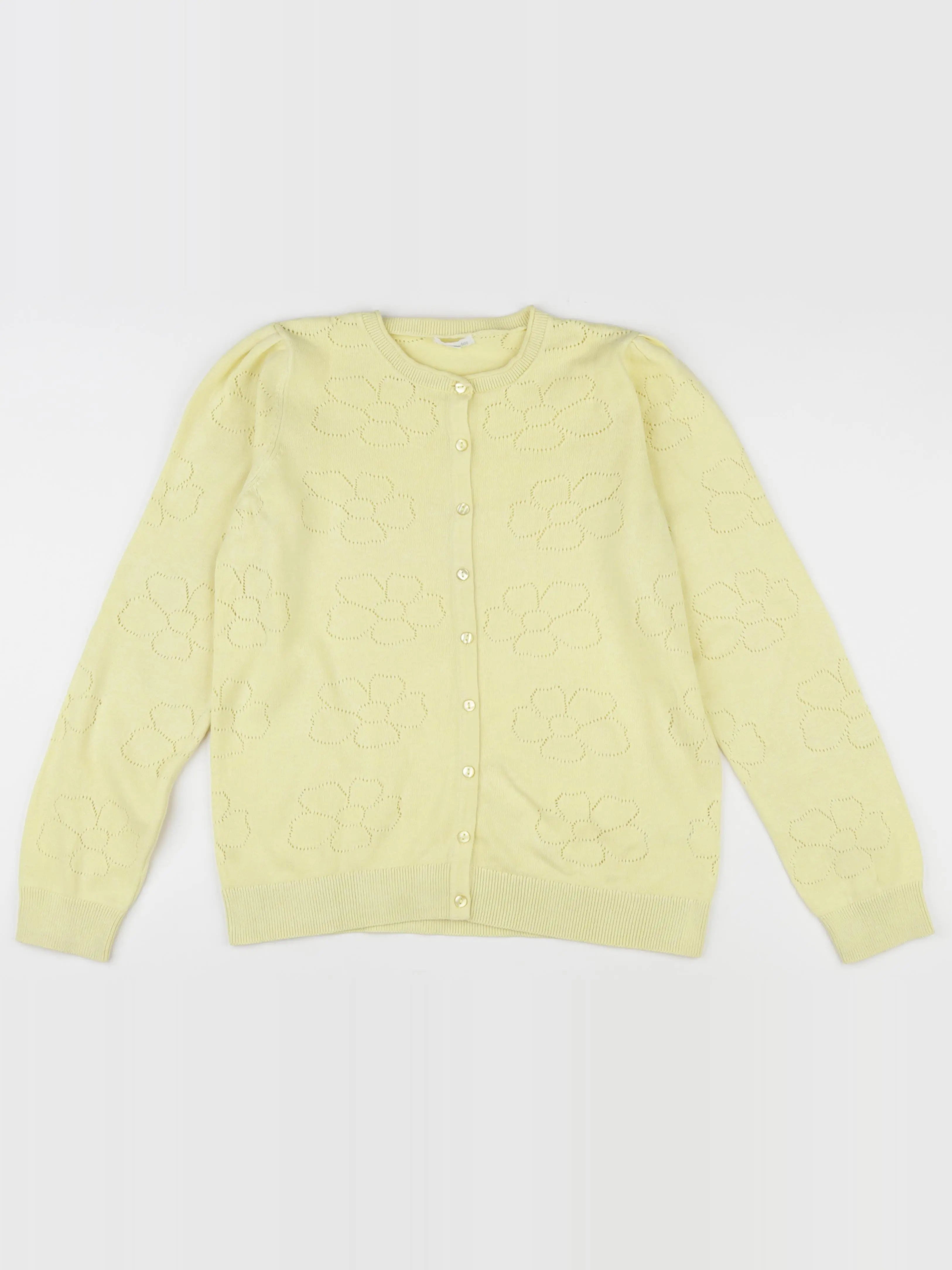 Vertbaudet - gilet jaune - 14 ans