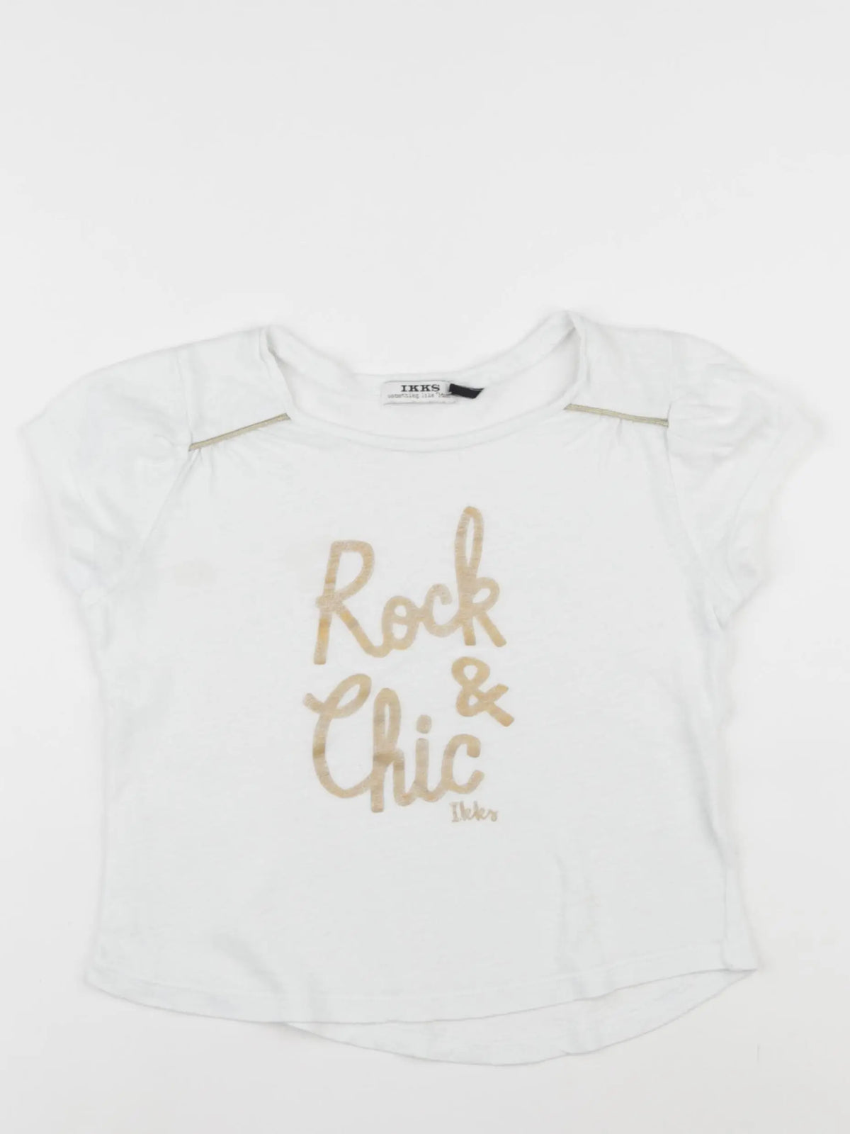 IKKS - tee-shirt blanc - 5 ans