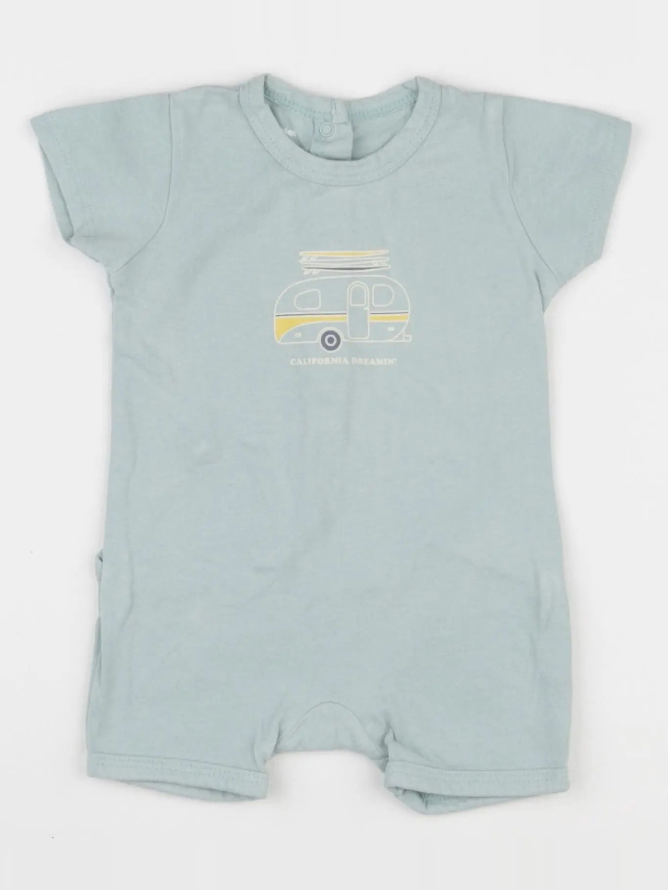 Vertbaudet - pyjama coton bleu - 3 mois