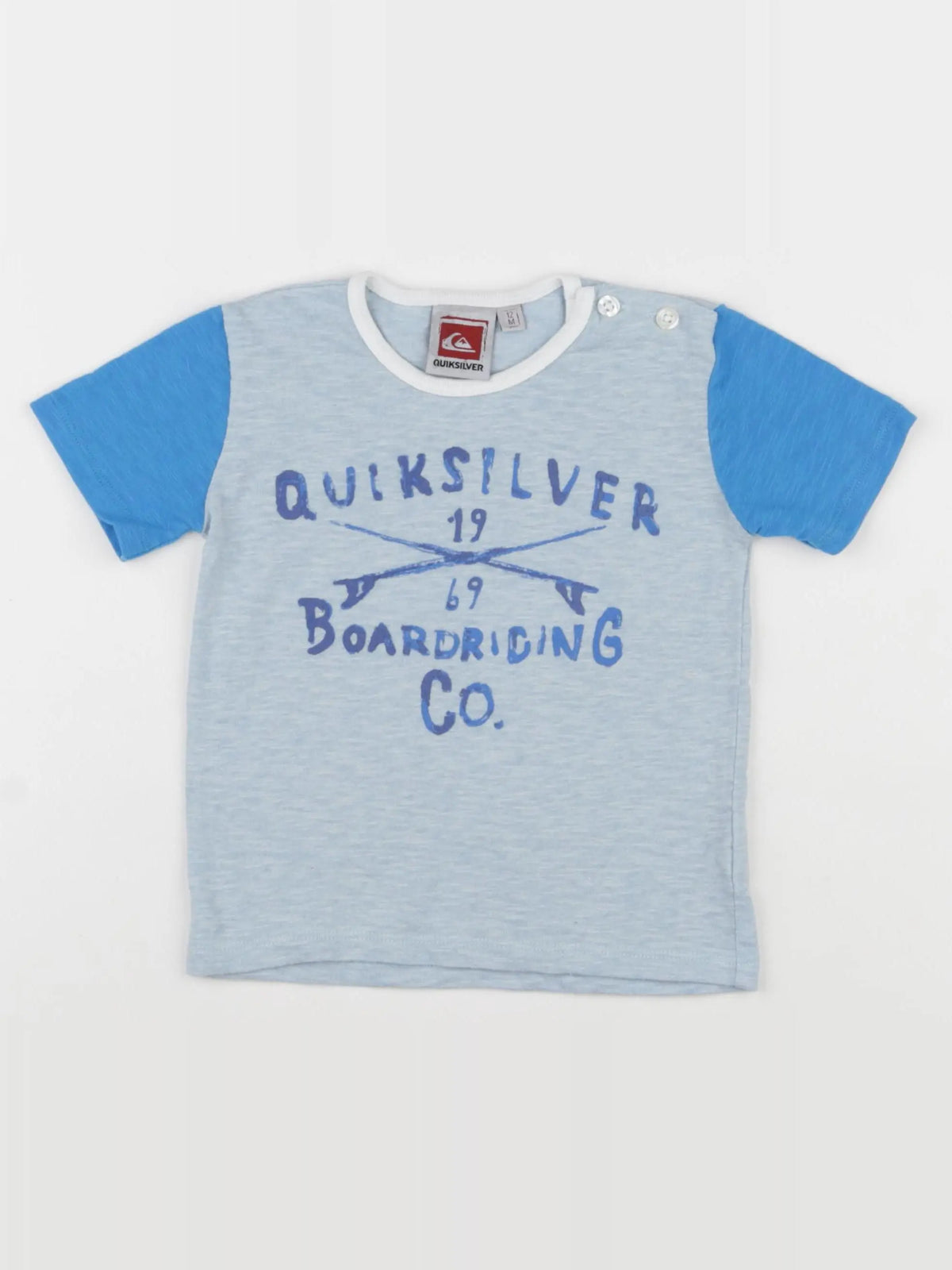 Quiksilver - tee-shirt bleu - 12 mois