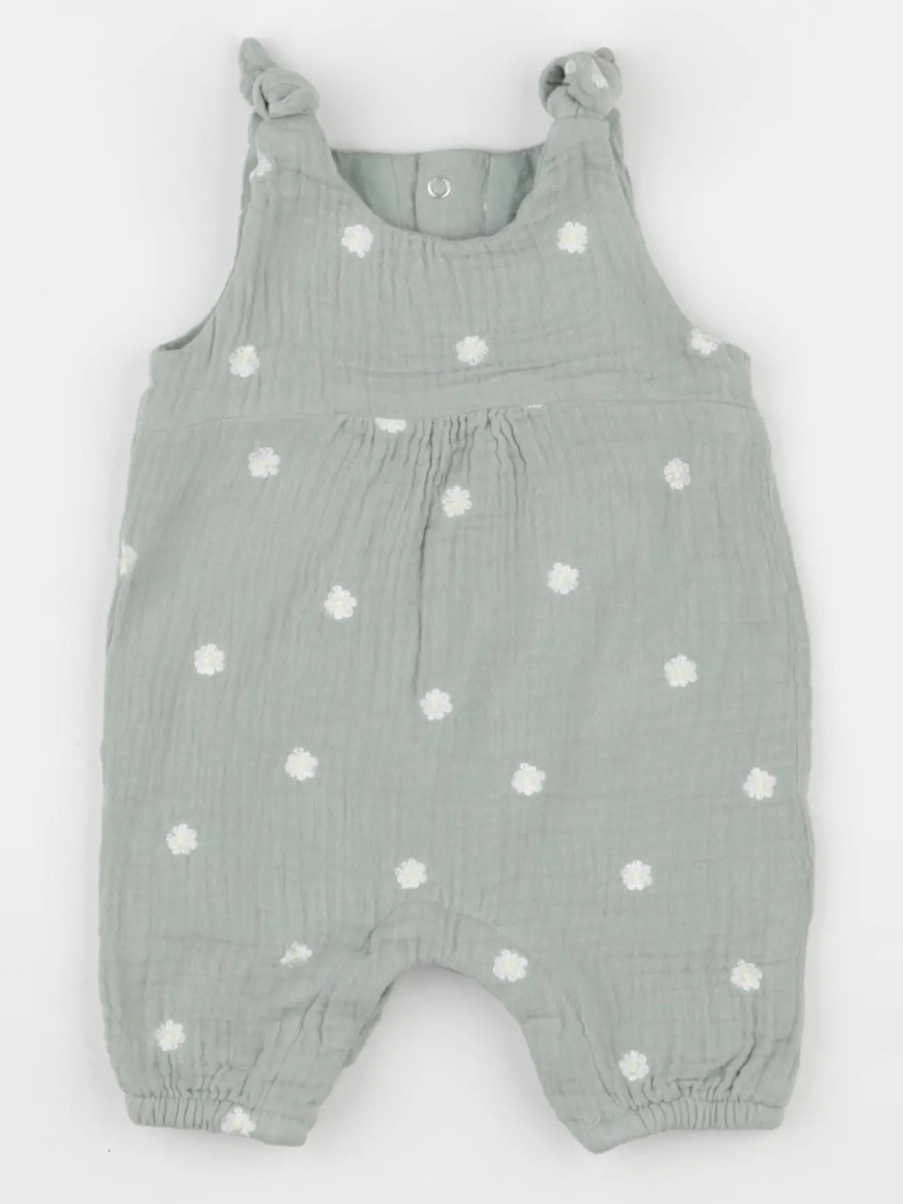 Vertbaudet - salopette vert - 1 mois