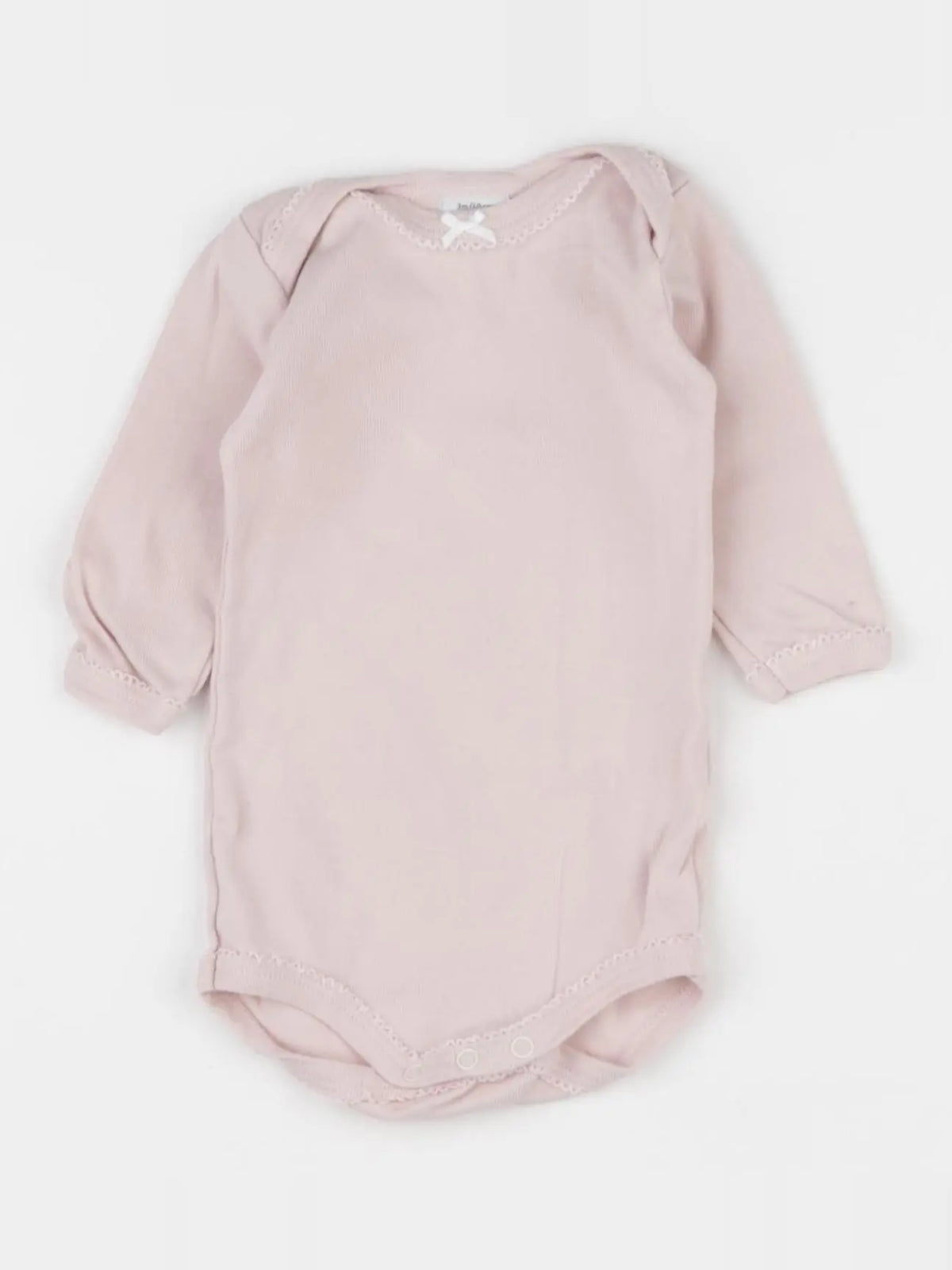 Petit Bateau - body rose - 3 mois
