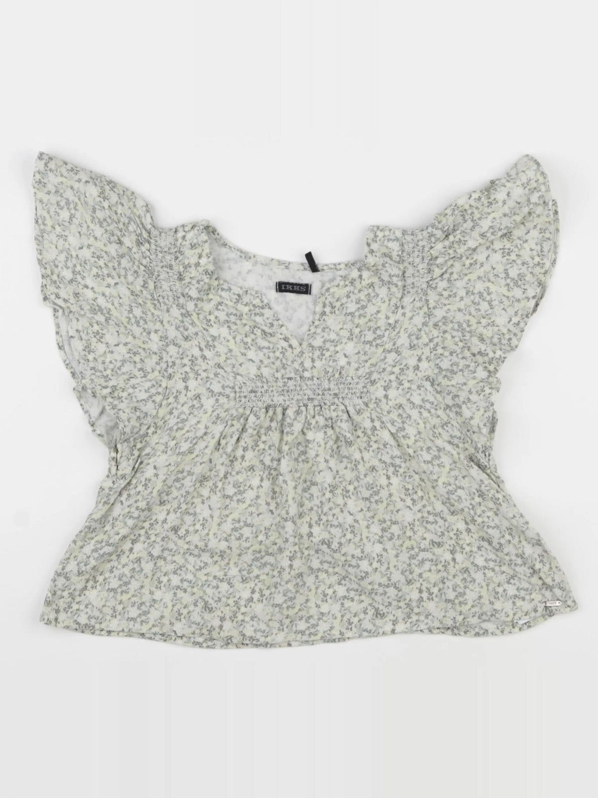 IKKS - blouse jaune, vert - 6 ans