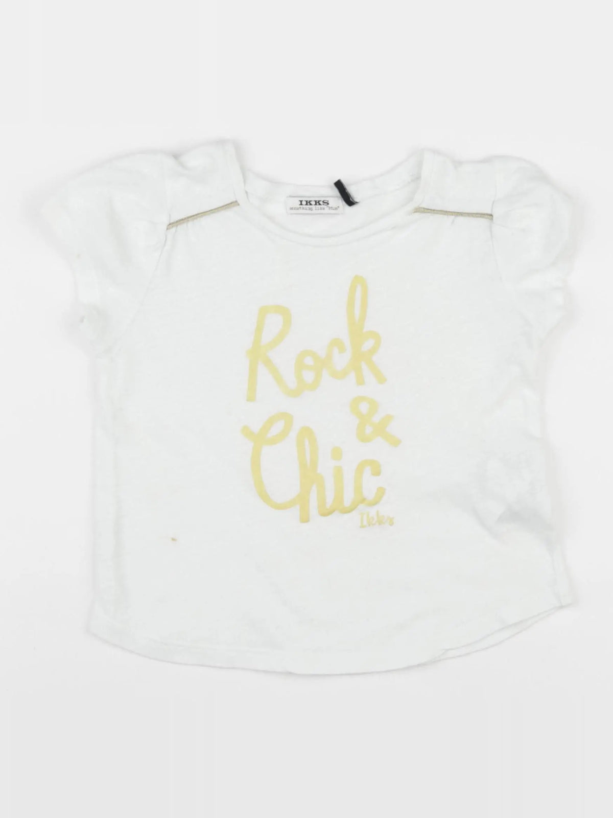 IKKS - tee-shirt blanc - 4 ans