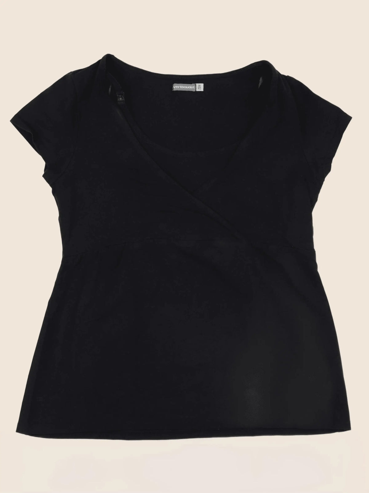 Vertbaudet - tee-shirt grossesse noir - 38 à 40