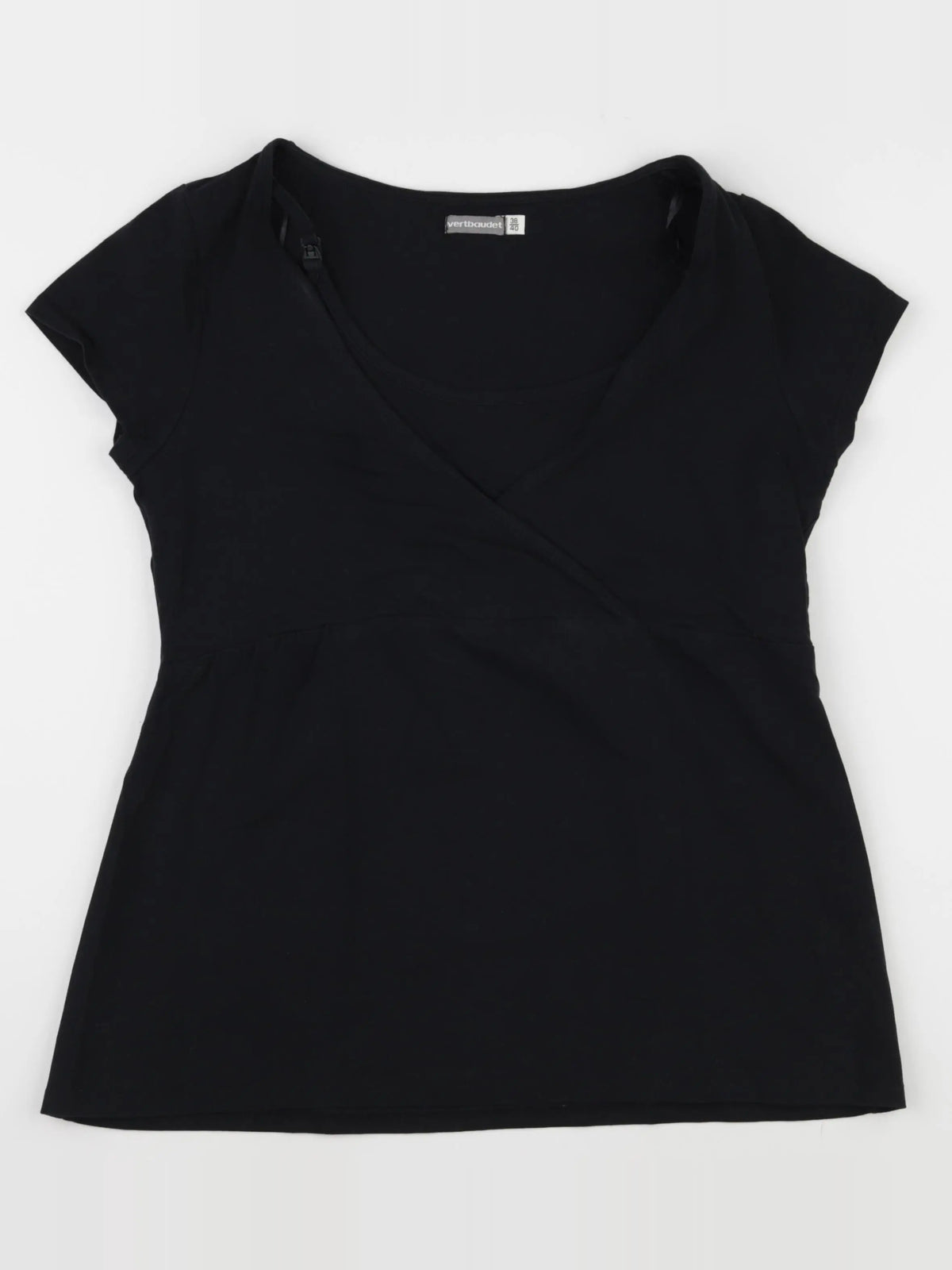 Vertbaudet - tee-shirt grossesse noir - 38 à 40