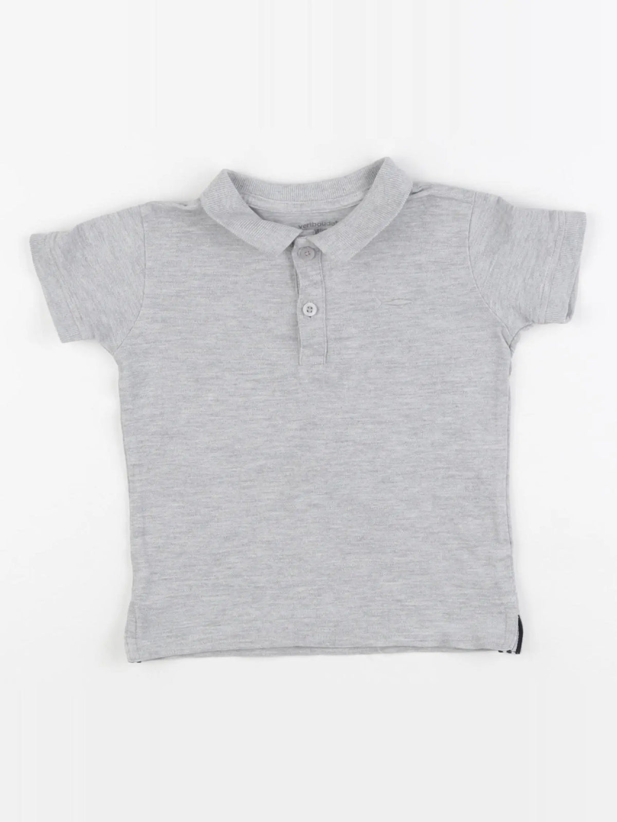 Vertbaudet - polo gris - 3 ans