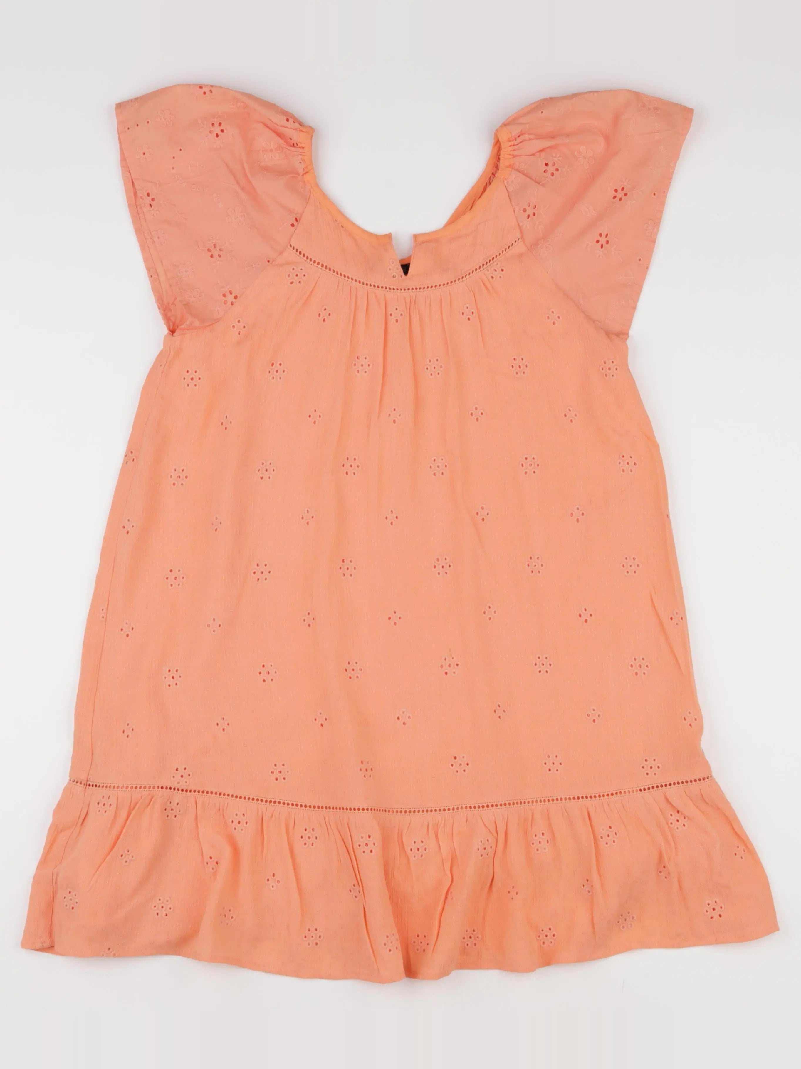 IKKS - robe orange - 10 ans