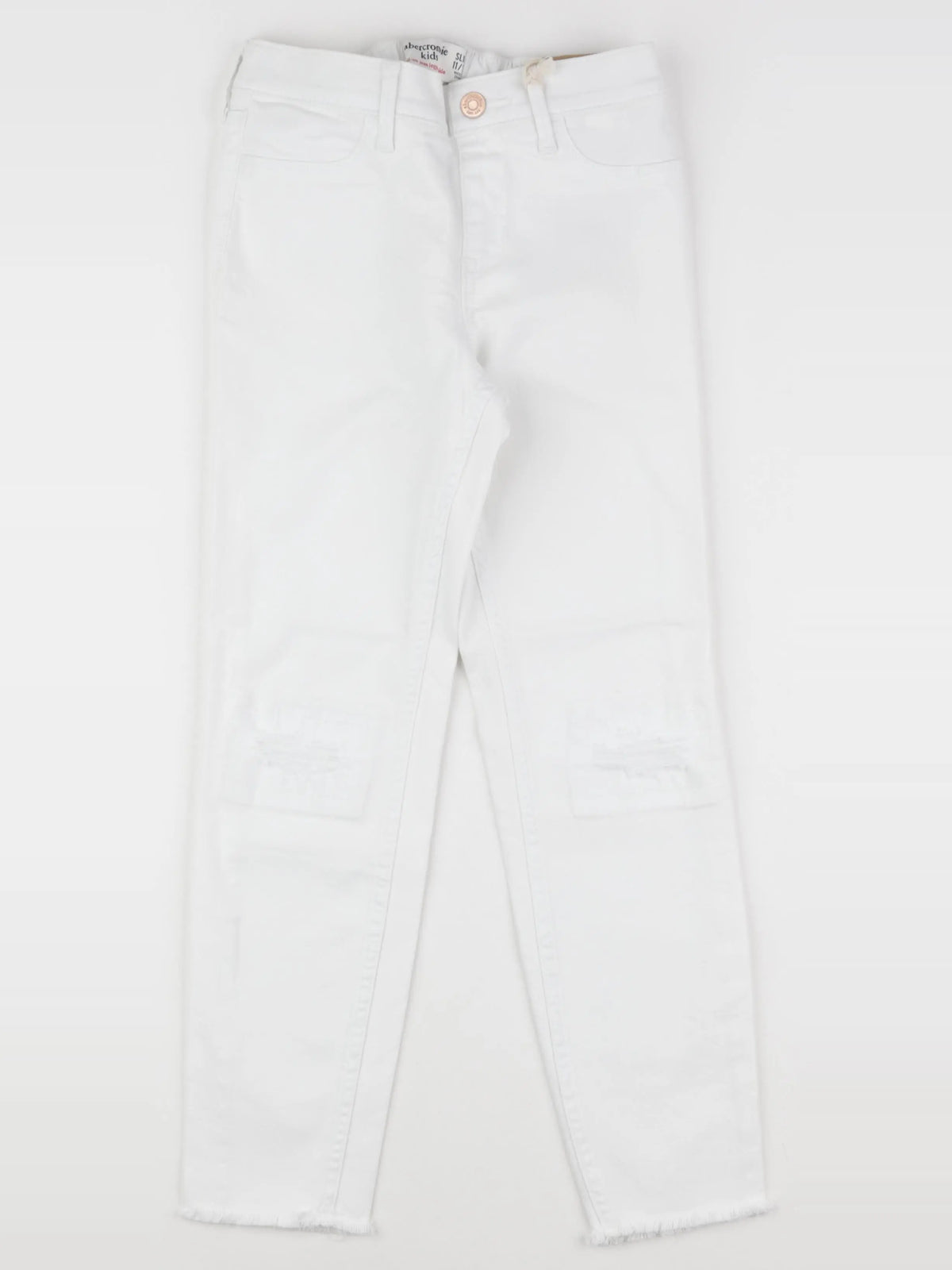 Abercrombie - jean blanc - 11/12 ans