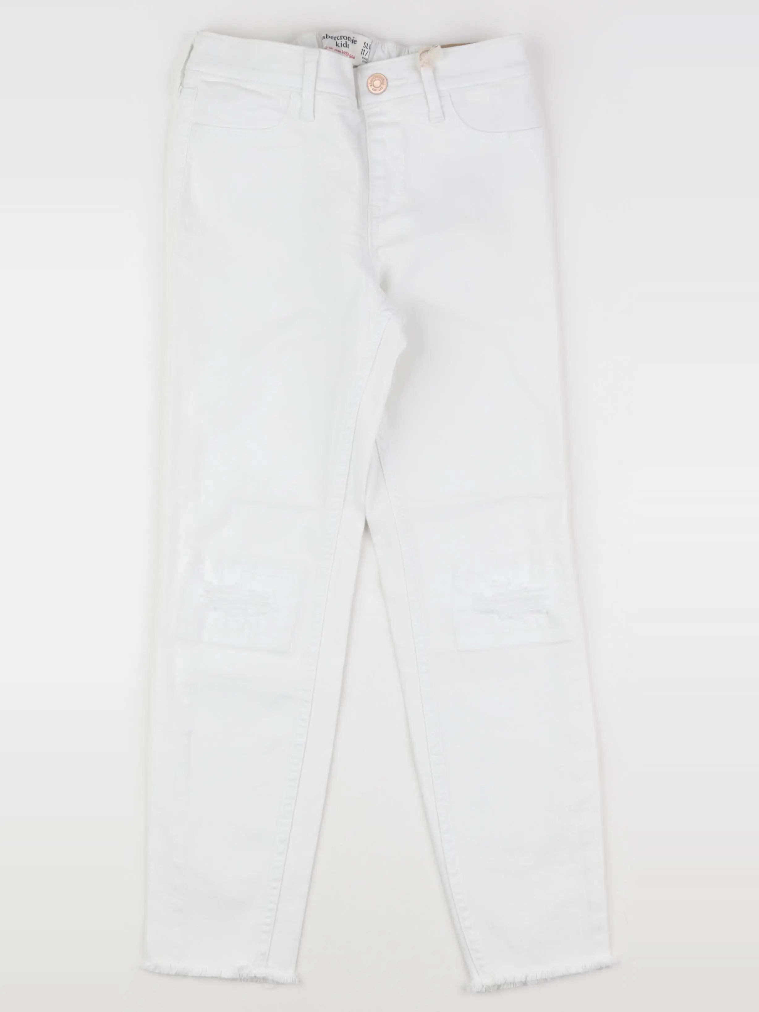 Abercrombie - jean blanc - 11/12 ans