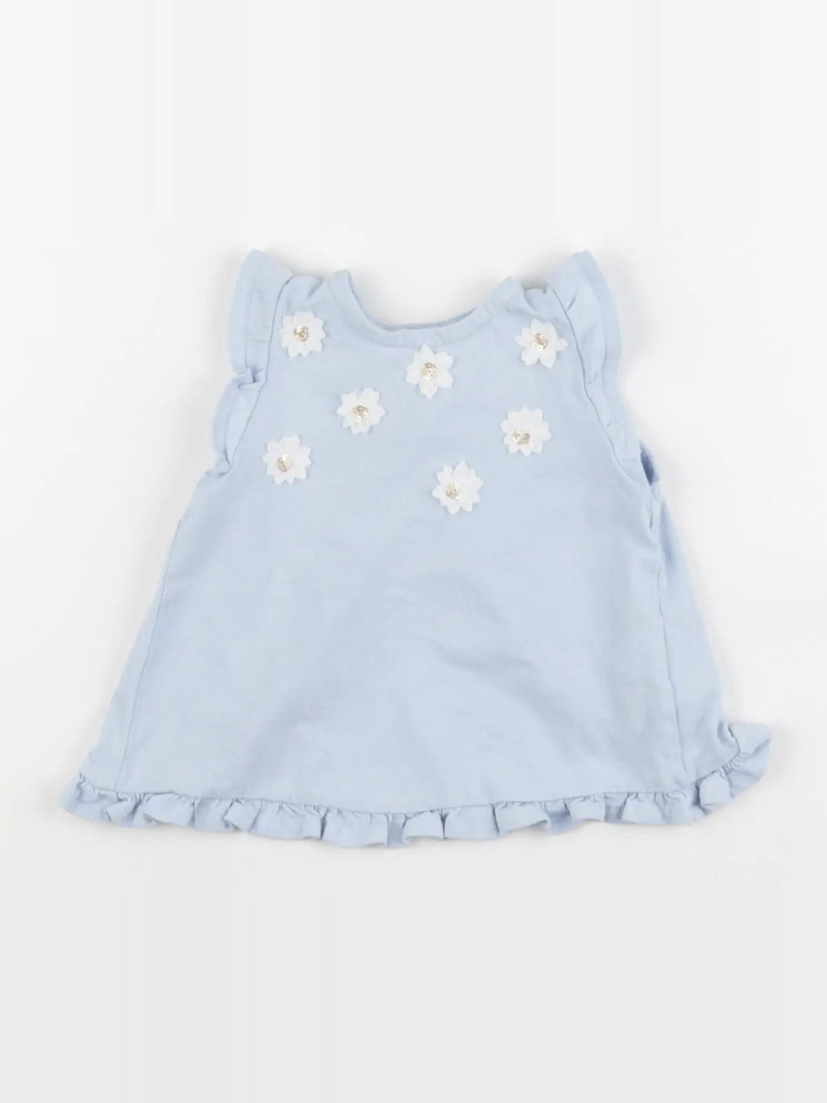 Tape à l'oeil - tee-shirt bleu - 6 mois