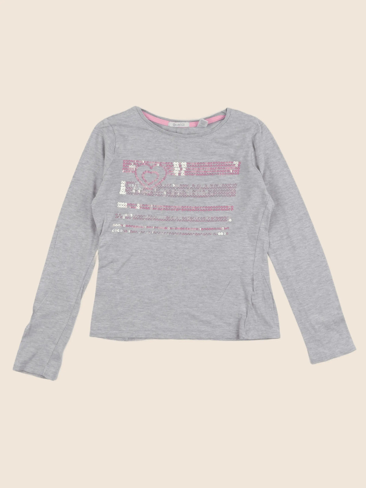 Okaidi - tee-shirt gris - 10 ans