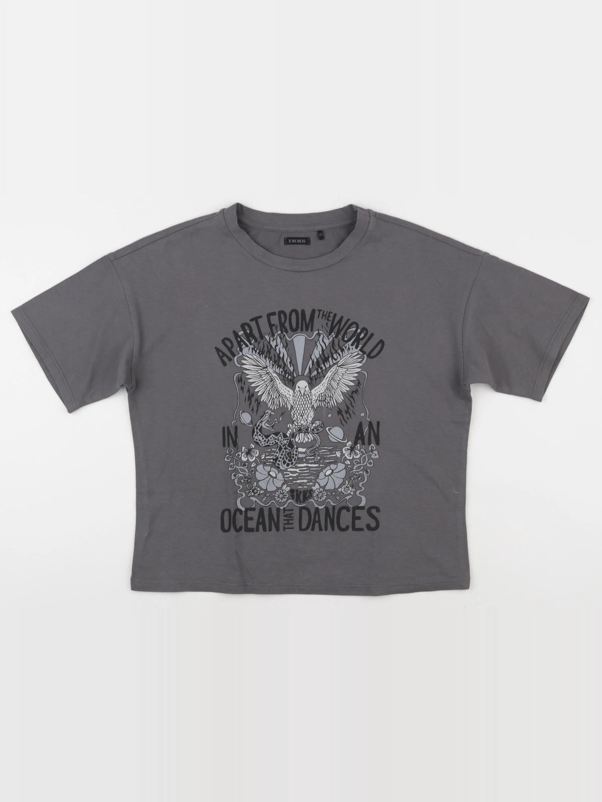 IKKS - tee-shirt gris - 12 ans