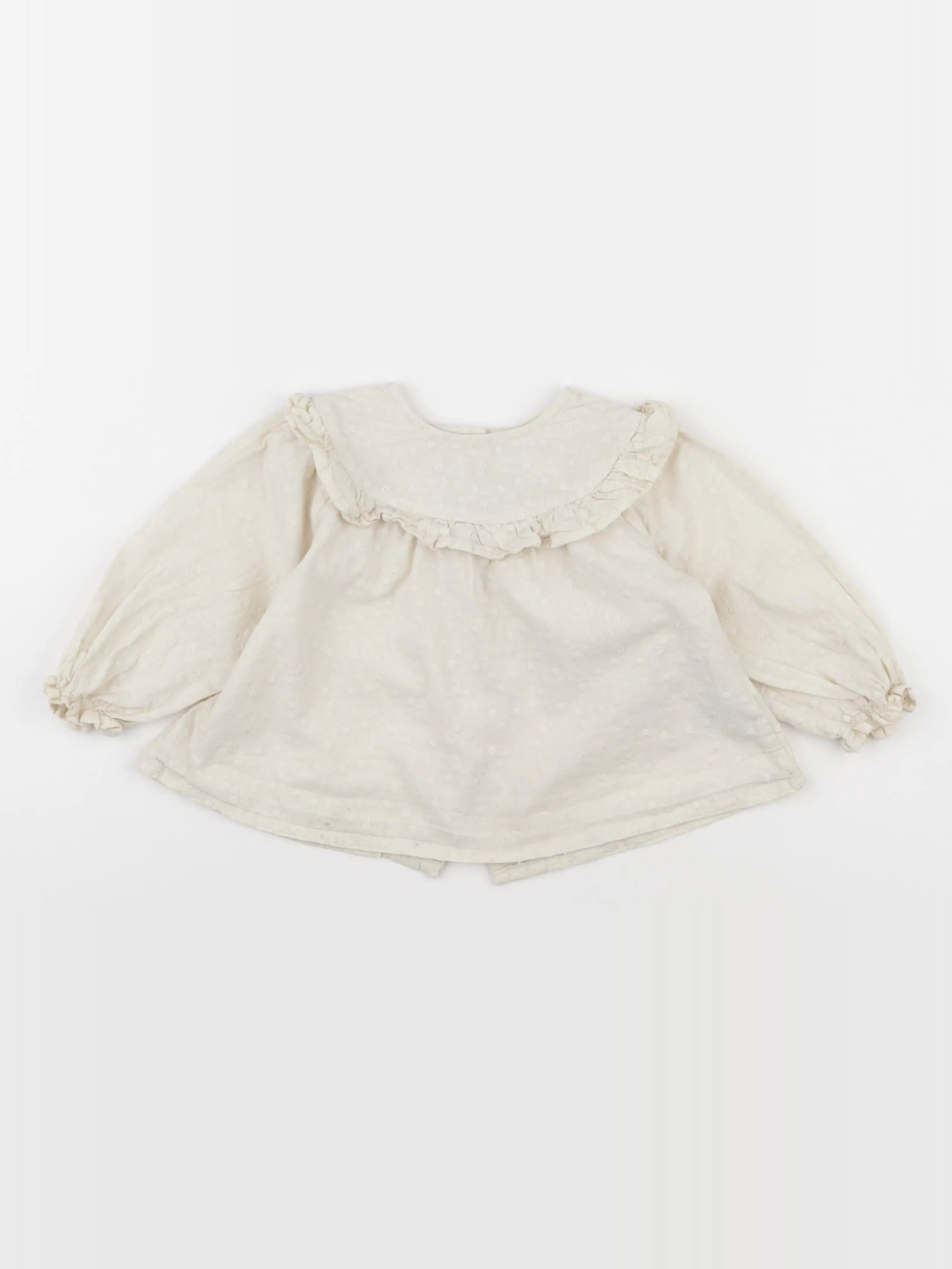 Vertbaudet - blouse beige - 18 mois