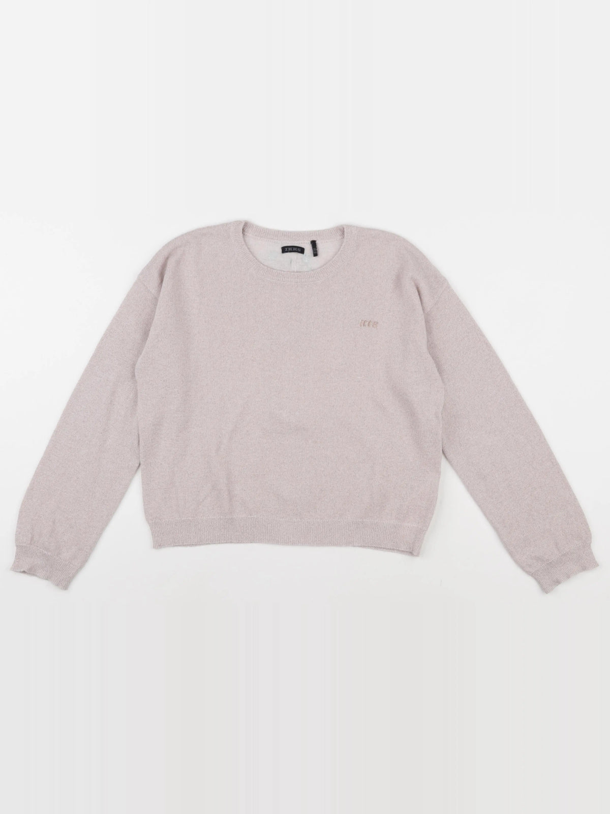 IKKS - pull beige, or - 10 ans