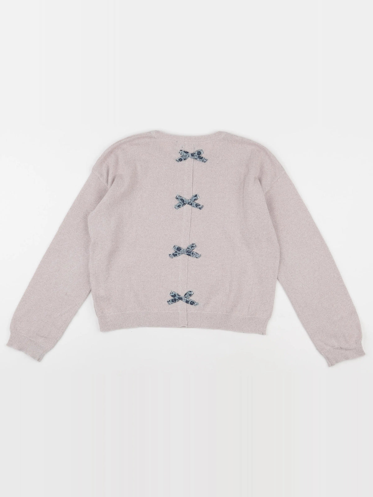 IKKS - pull beige, or - 10 ans
