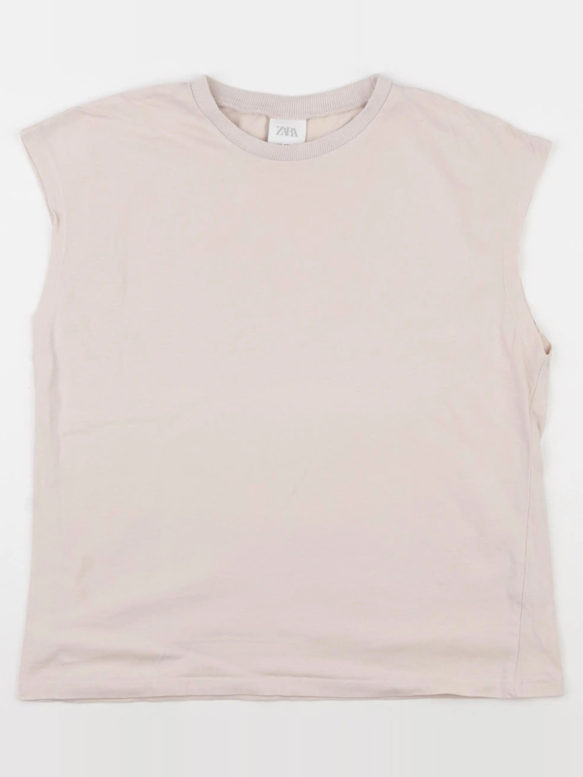 Zara - tee-shirt beige - 11/12 ans