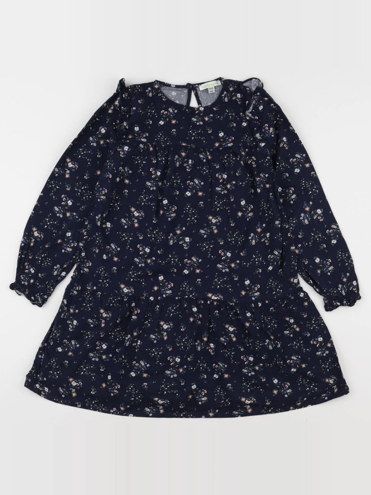 Vertbaudet - robe bleu - 7 ans