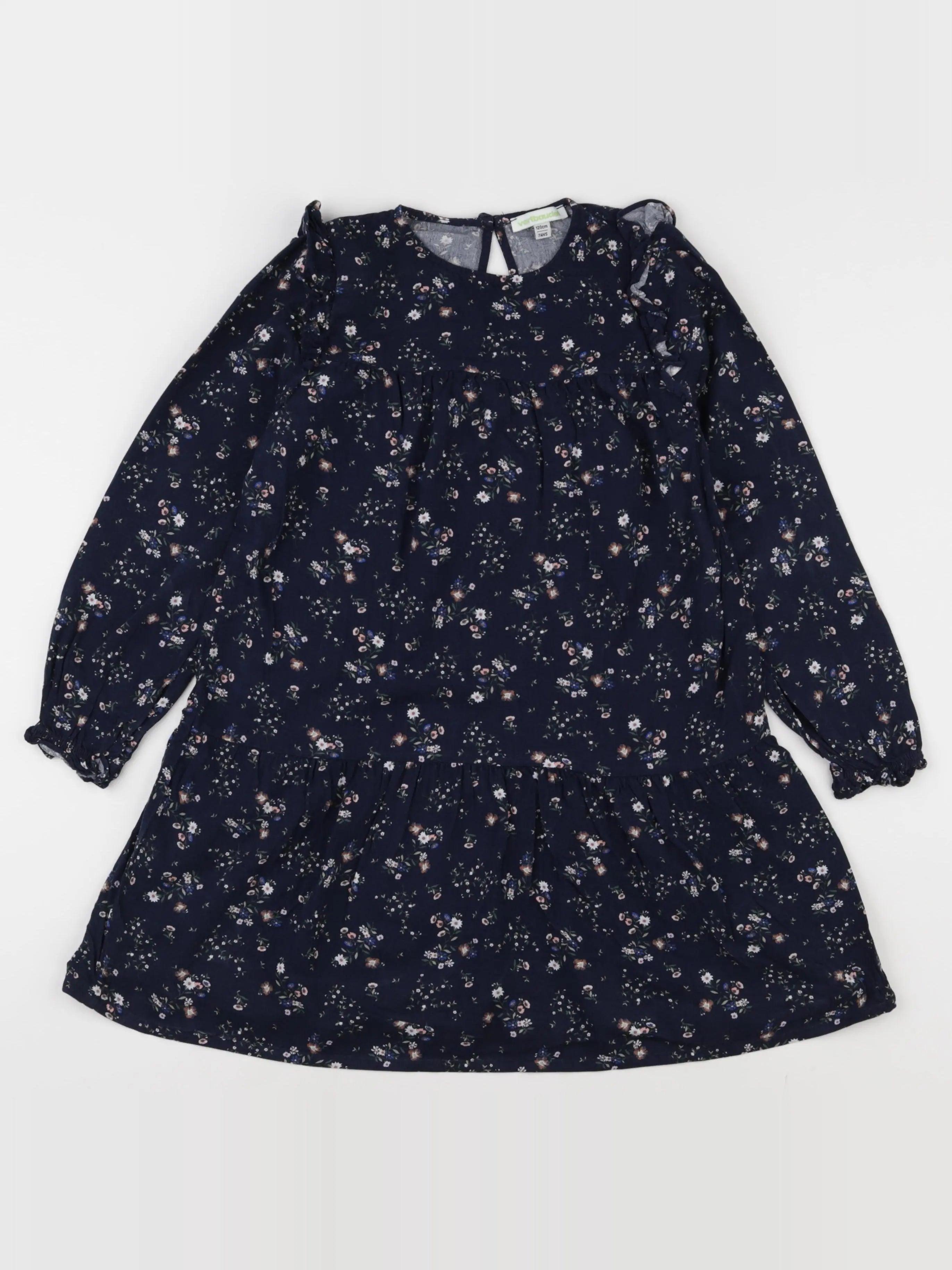Vertbaudet - robe bleu - 7 ans