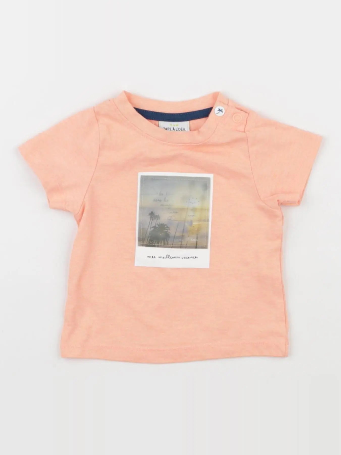 Tape à l'oeil - tee-shirt rose - 3 mois