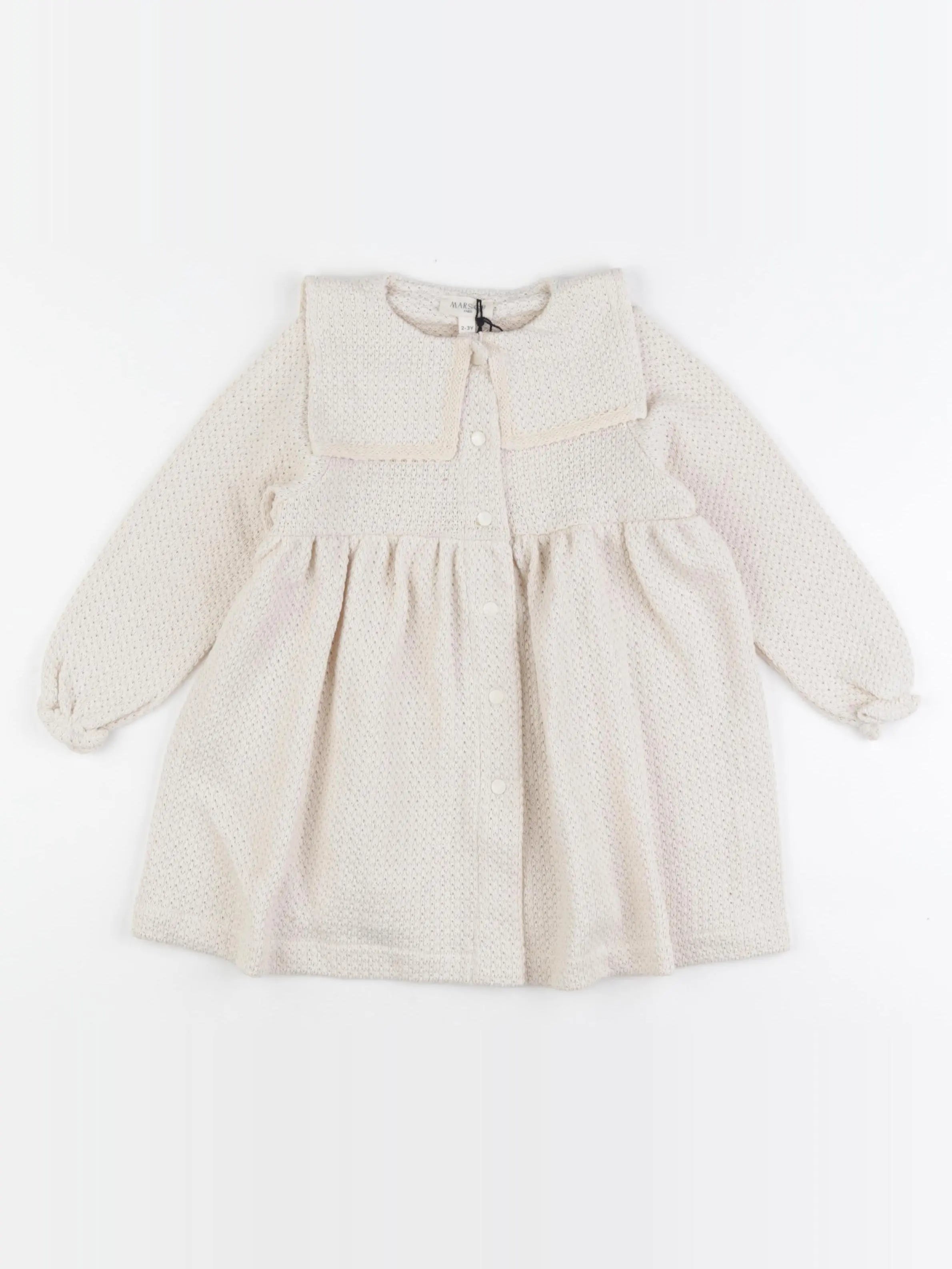 Robe LUIDIA tricot écru