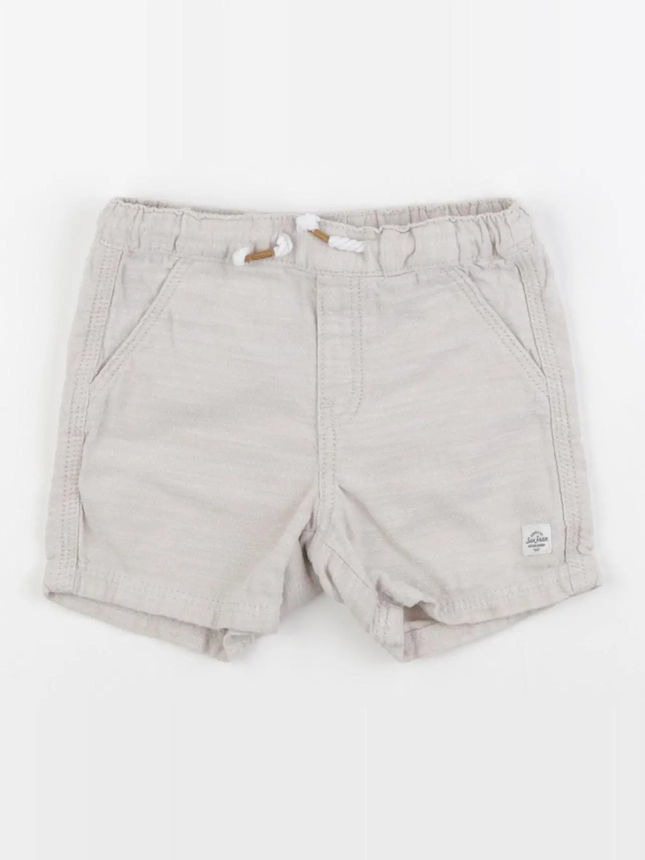 H&M - short beige - 12/18 mois