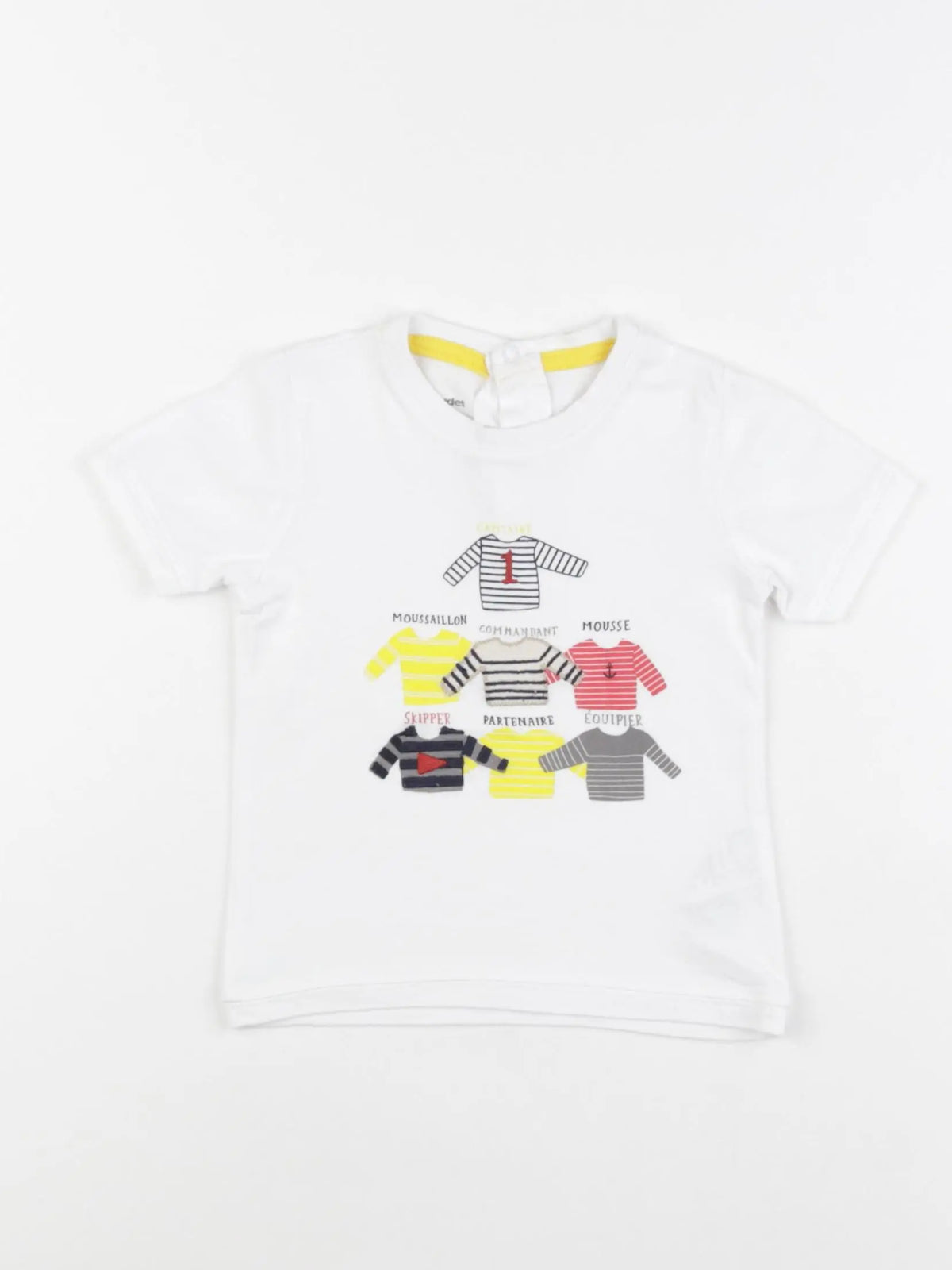 Vertbaudet - tee-shirt multicolore - 12 mois