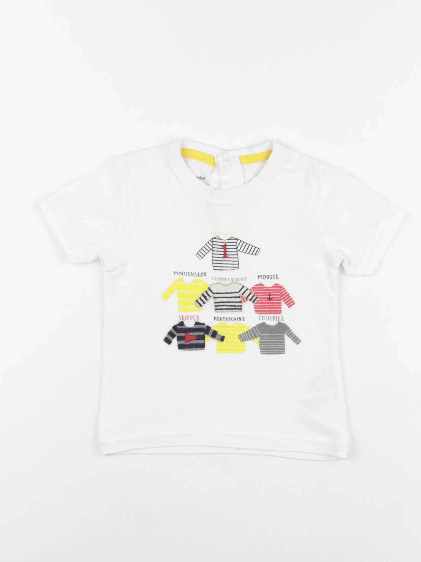 Vertbaudet - tee-shirt multicolore - 12 mois