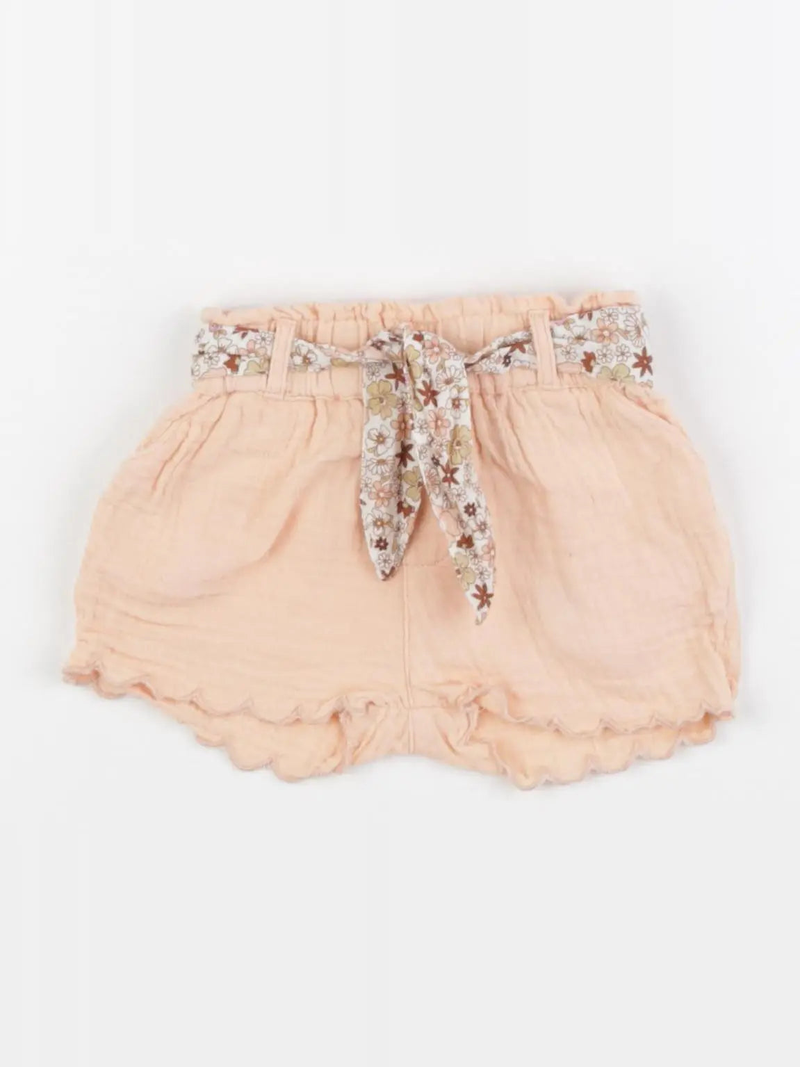Vertbaudet - short orange - 3 mois
