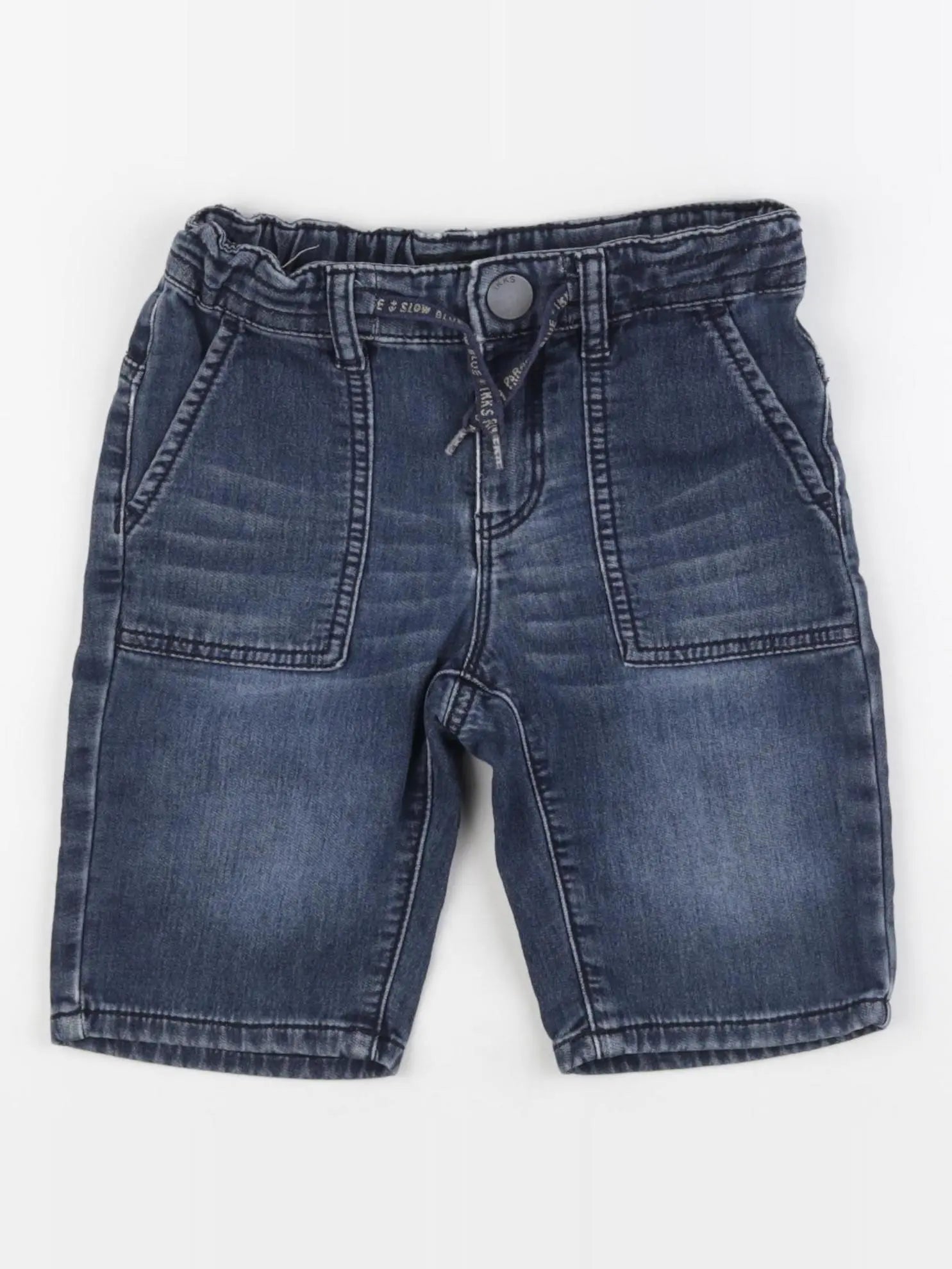 IKKS - short bleu - 6 ans