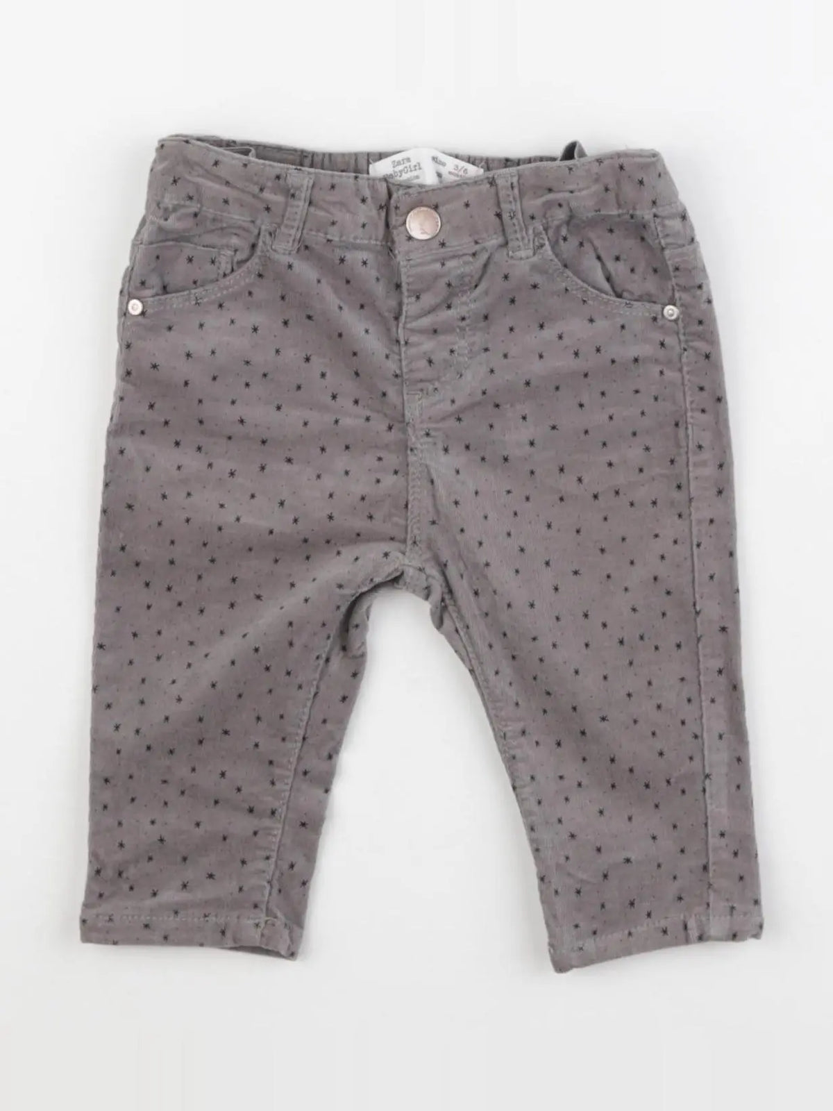 Zara - pantalon gris - 3/6 mois