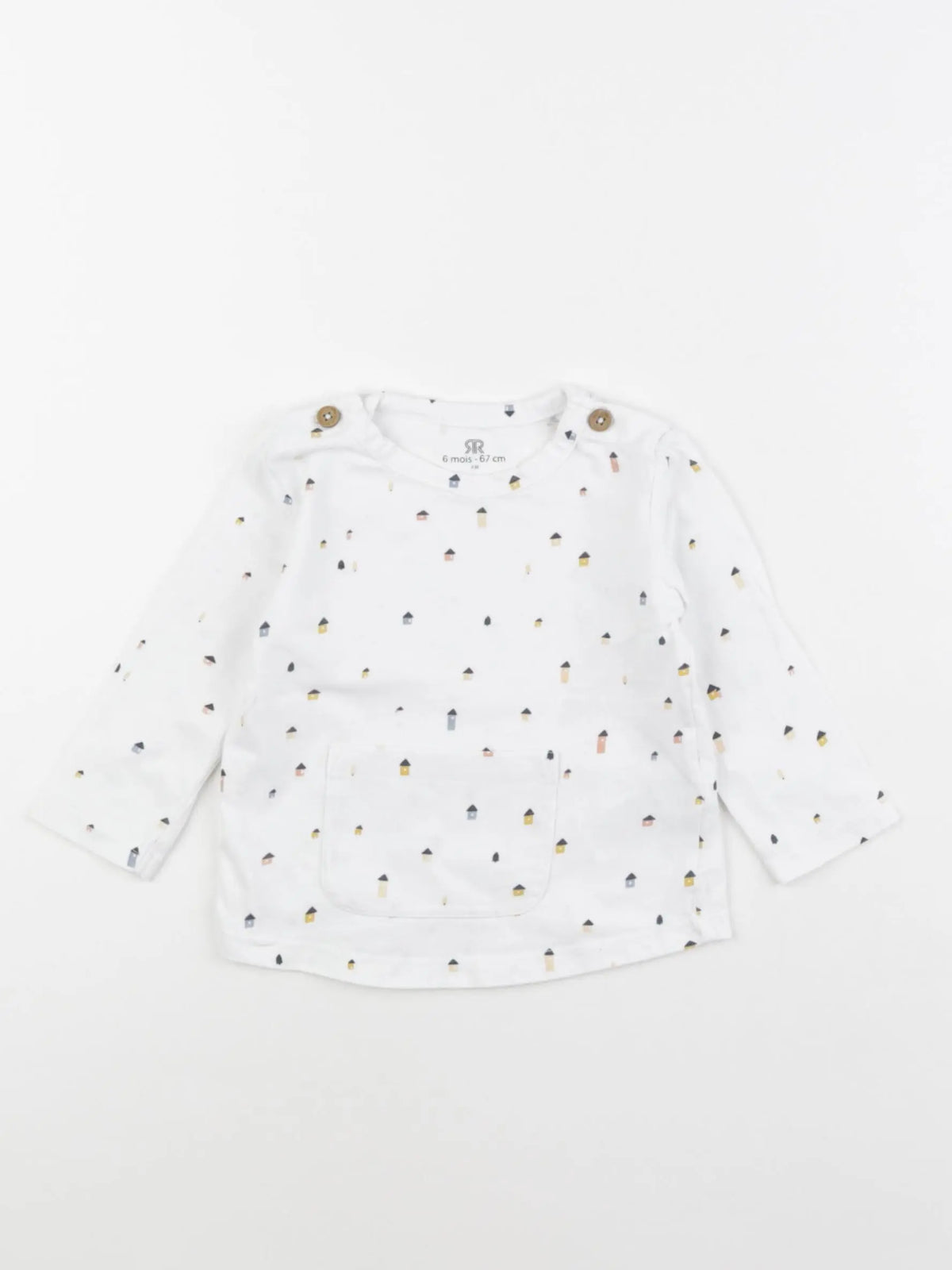 La Redoute - tee-shirt multicolore - 6 mois