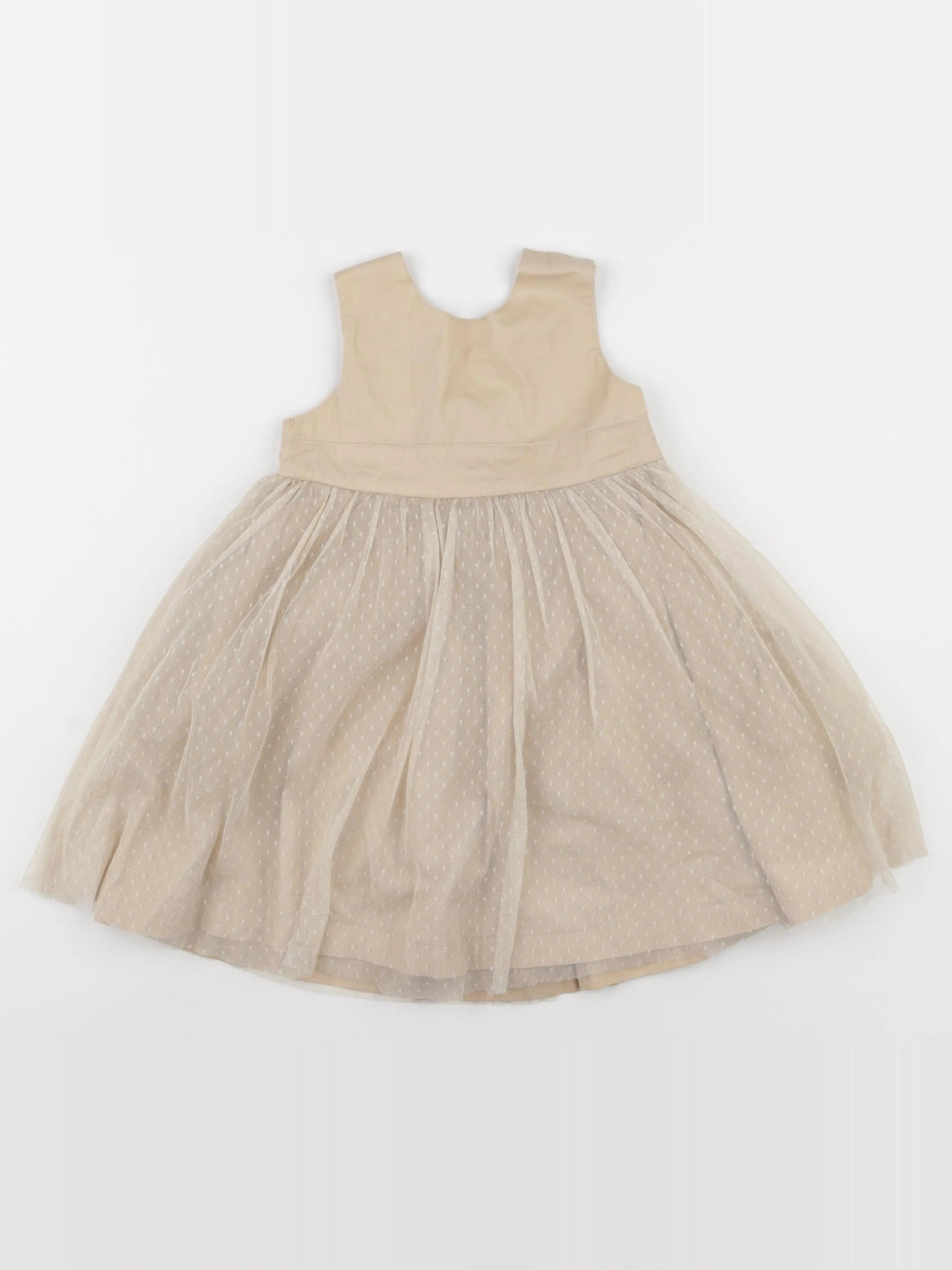 Vertbaudet - robe marron - 24 mois