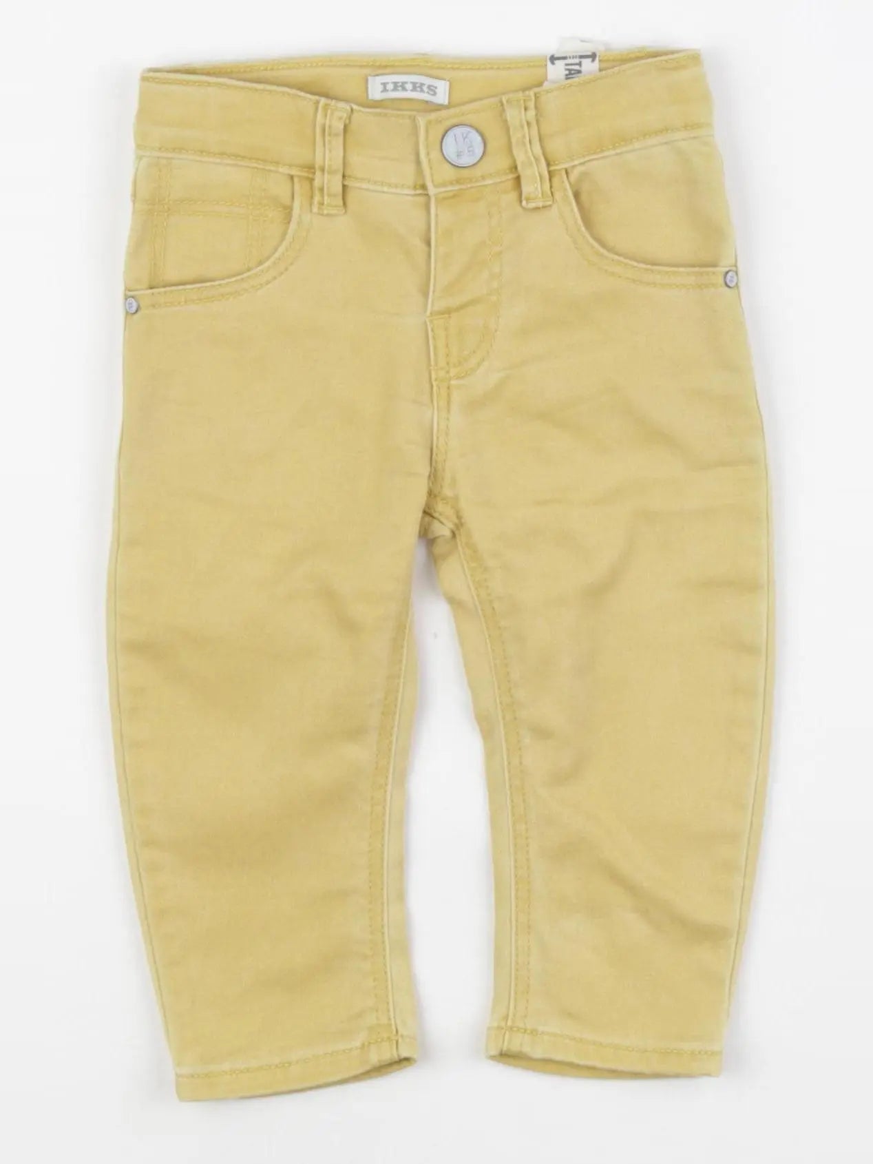 IKKS - pantalon jaune - 12 mois