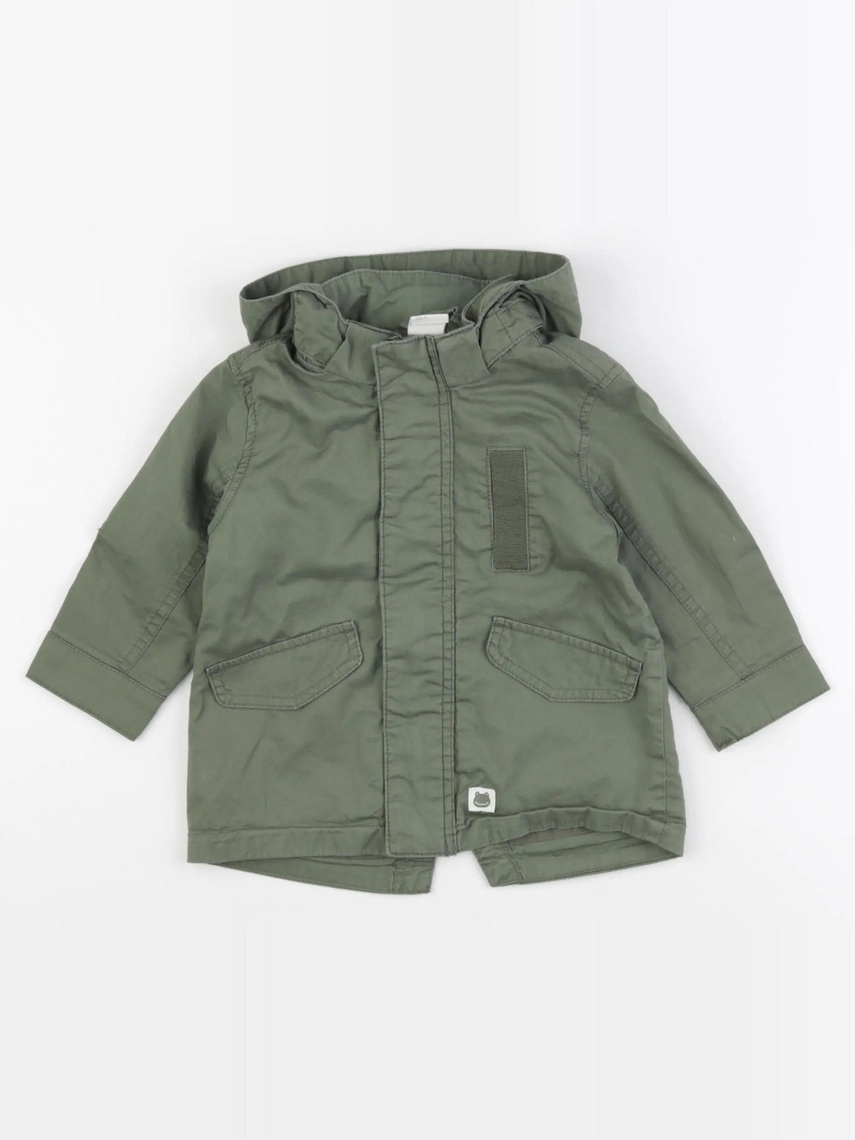 H&M - veste vert - 6/9 mois