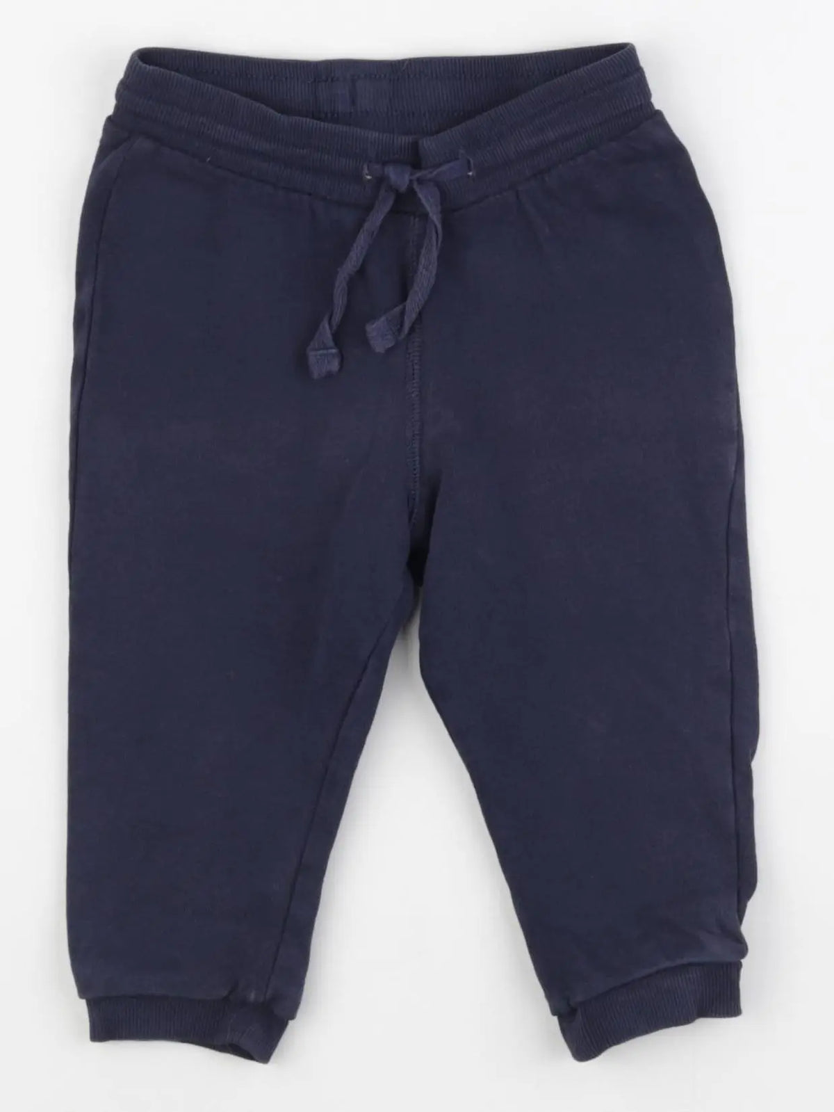 H&M - pantalon bleu - 9/12 mois