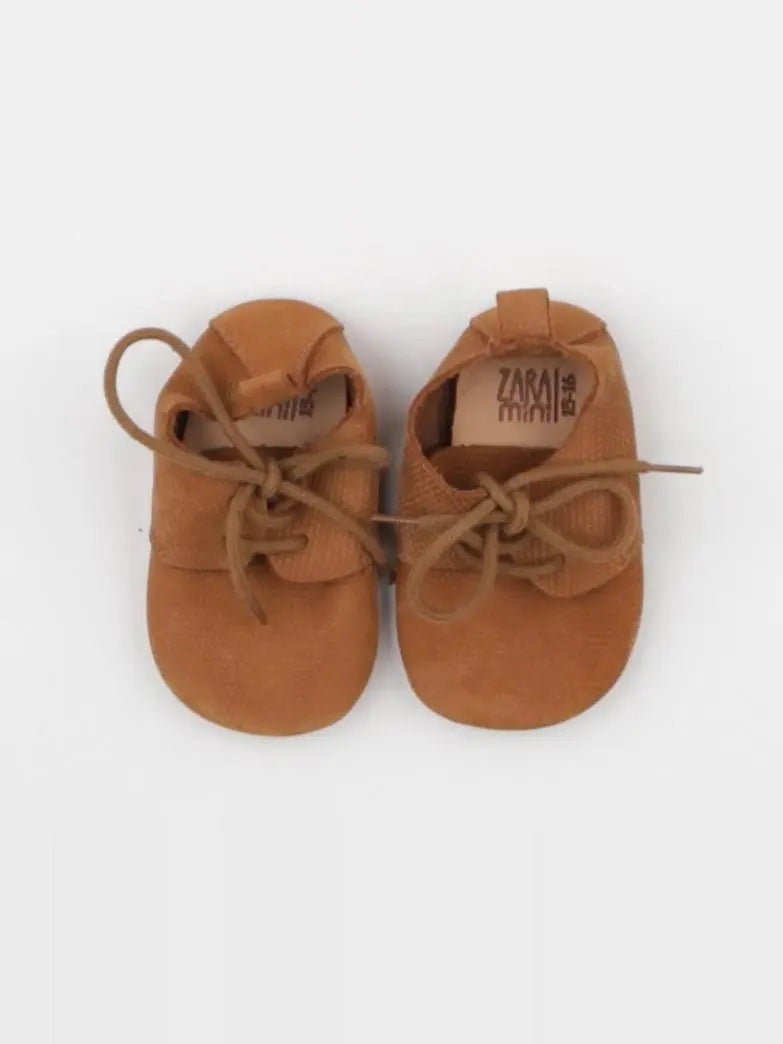 Zara - chaussons marron - pointure 15/16