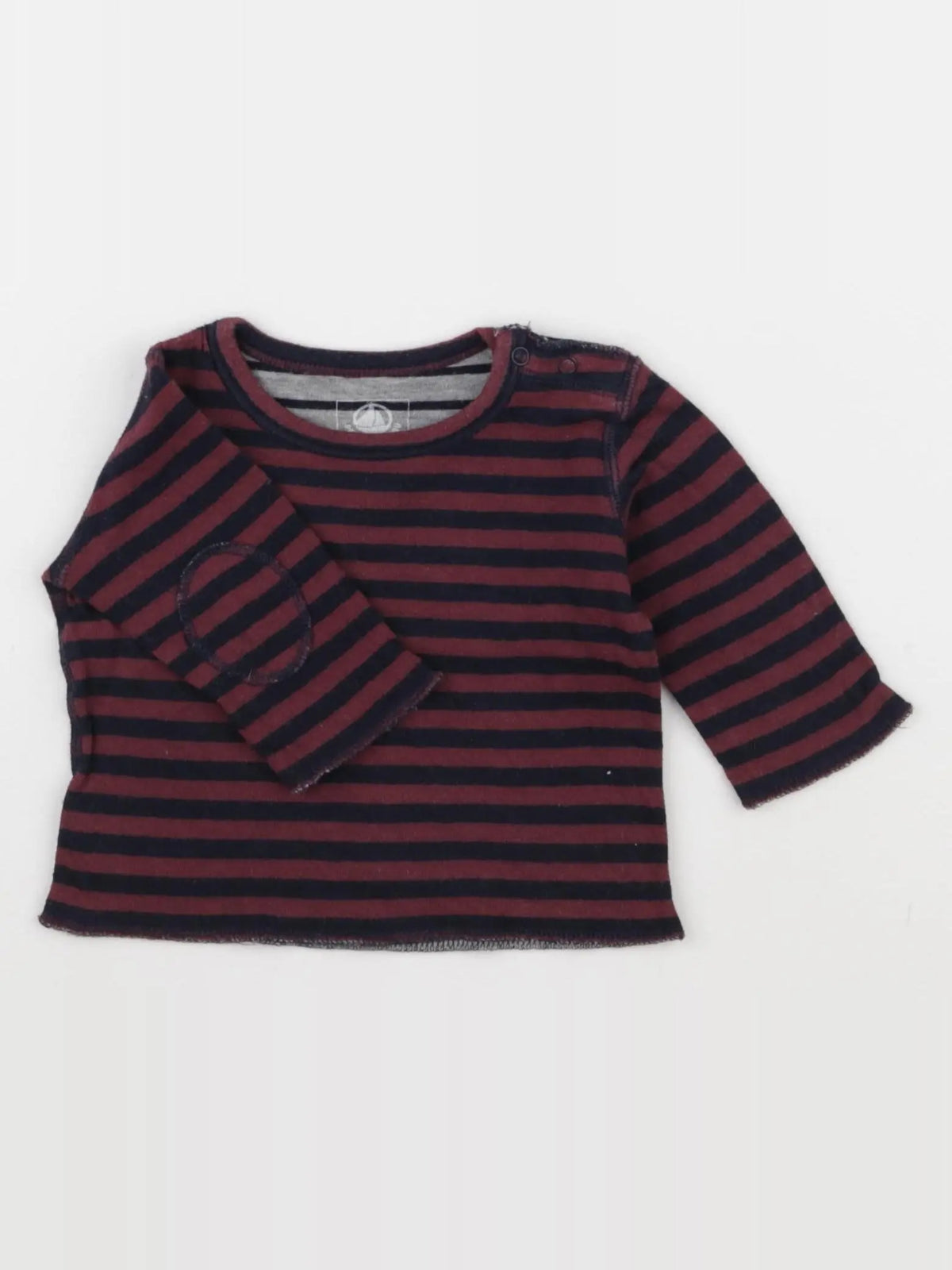 Petit Bateau - tee-shirt bleu, violet - 3 mois