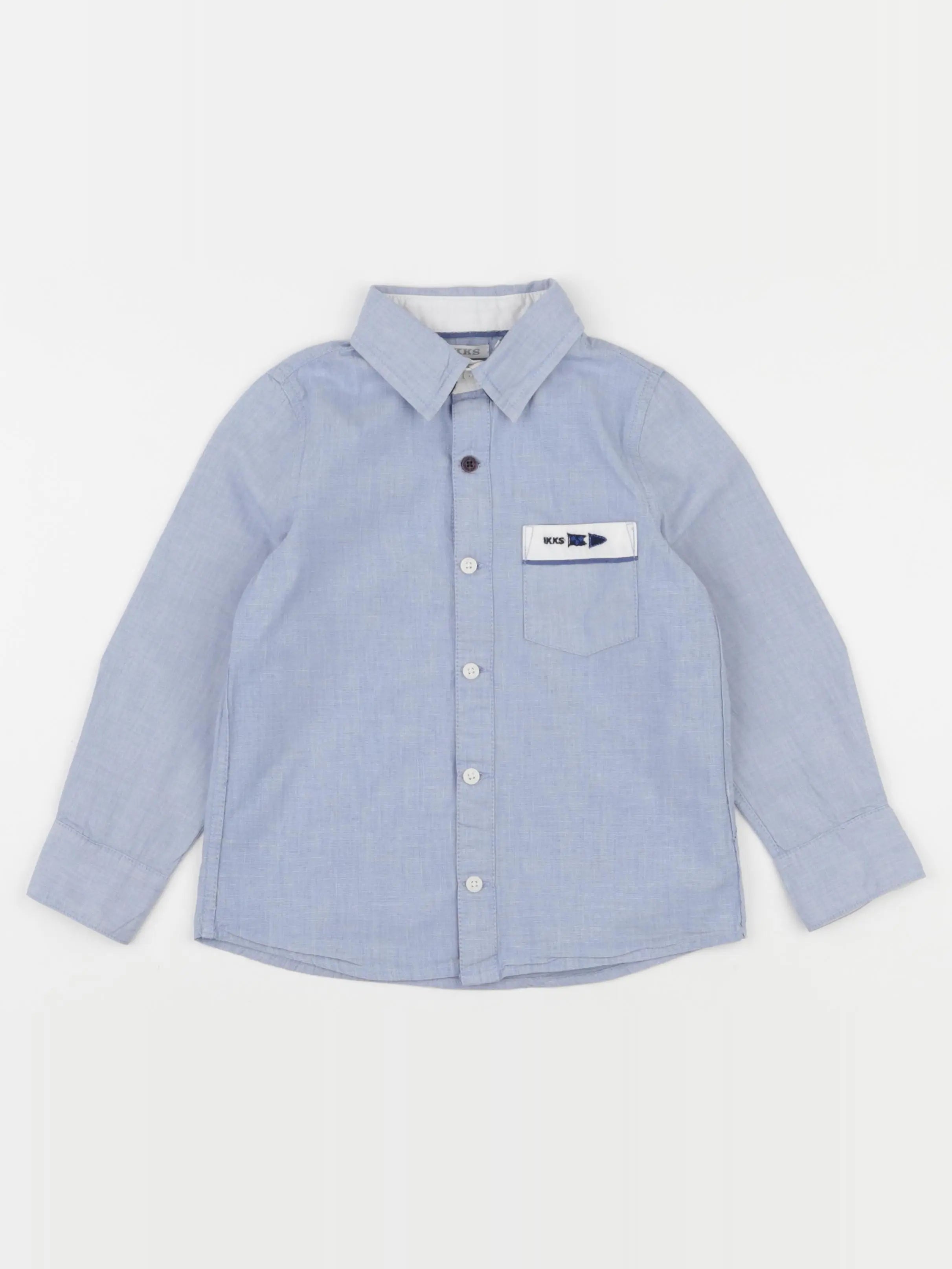 IKKS - chemise bleu - 4 ans