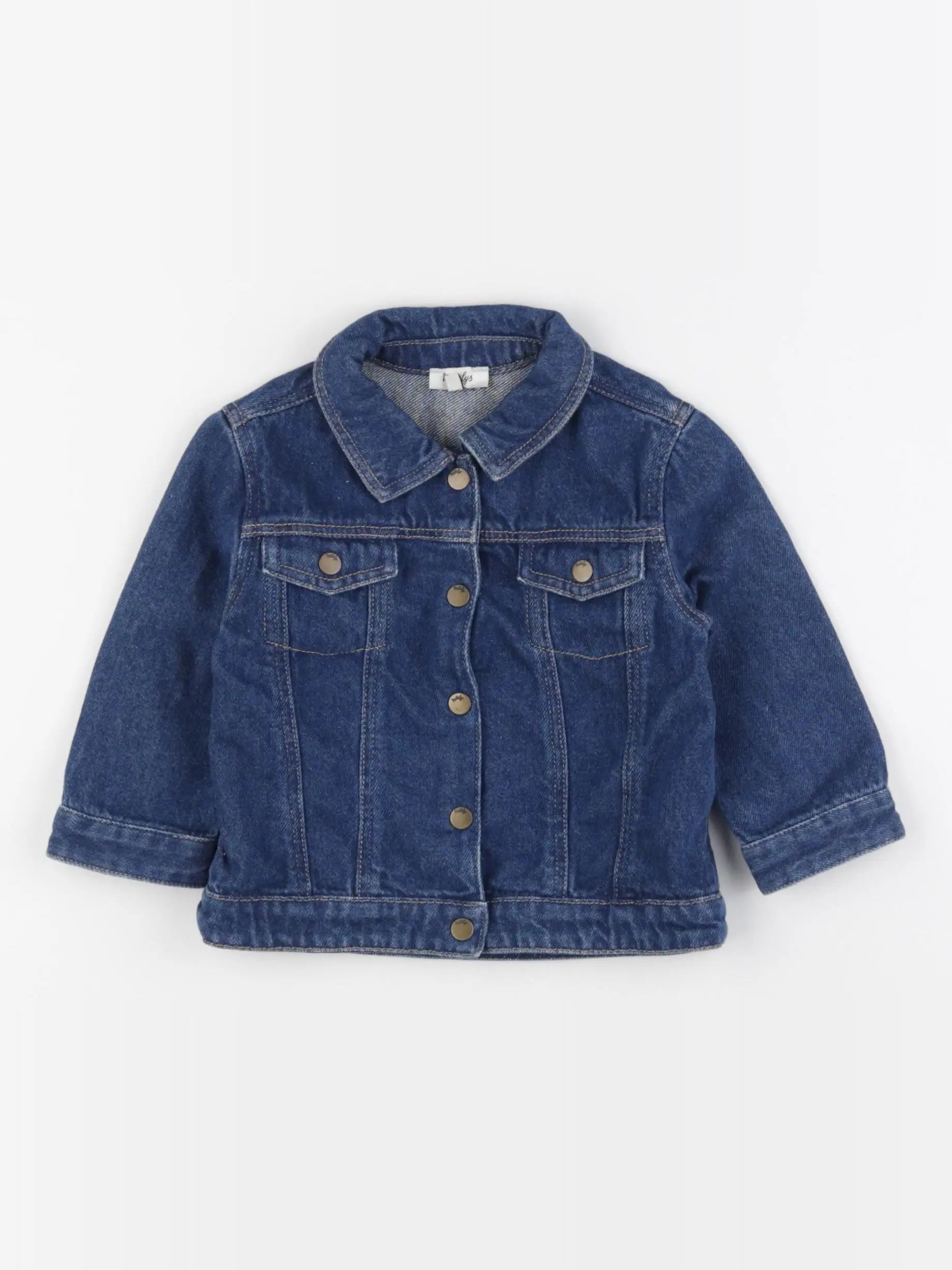 Natalys - veste bleu - 12 mois