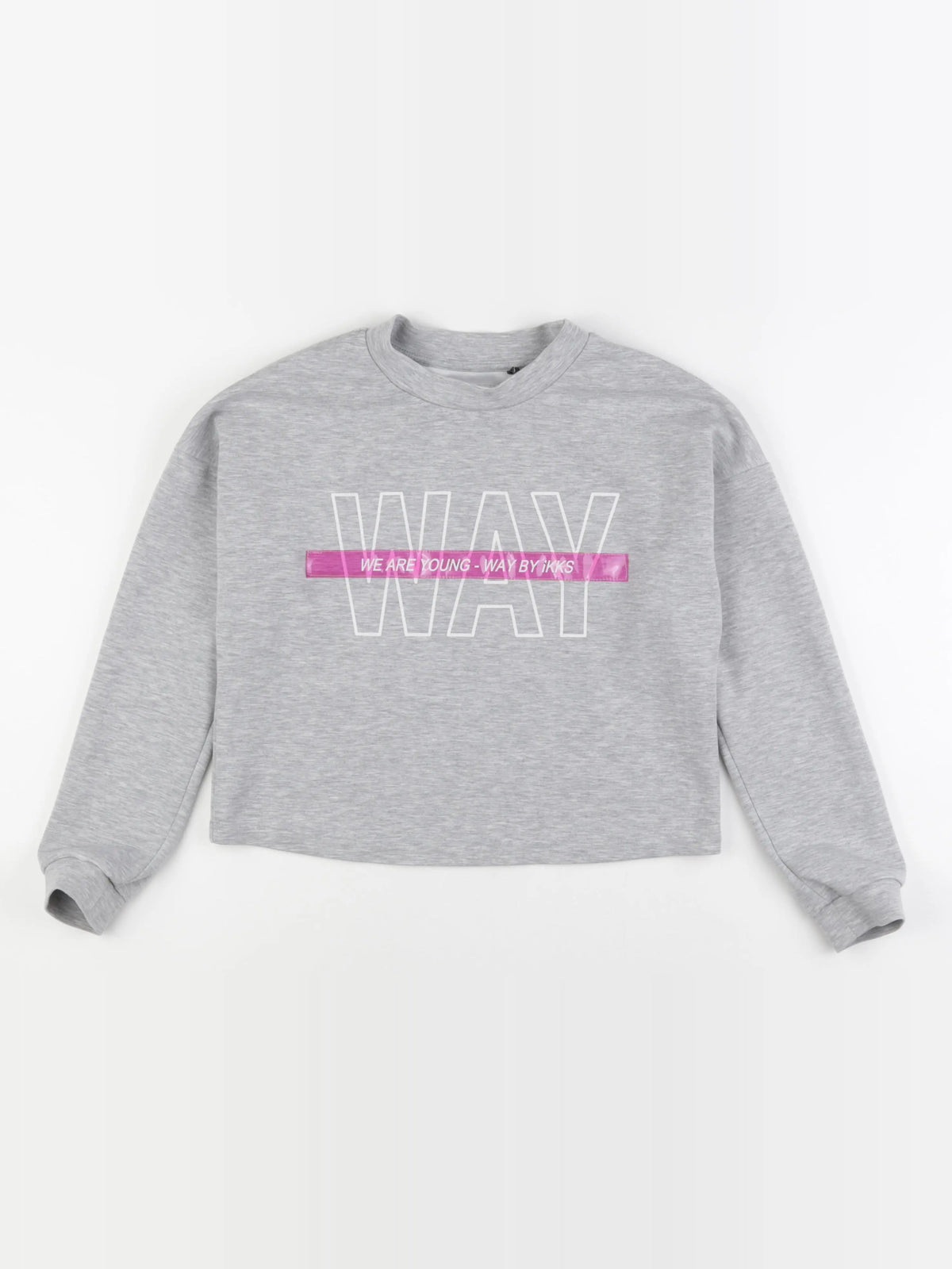 IKKS - sweat gris - 12 ans