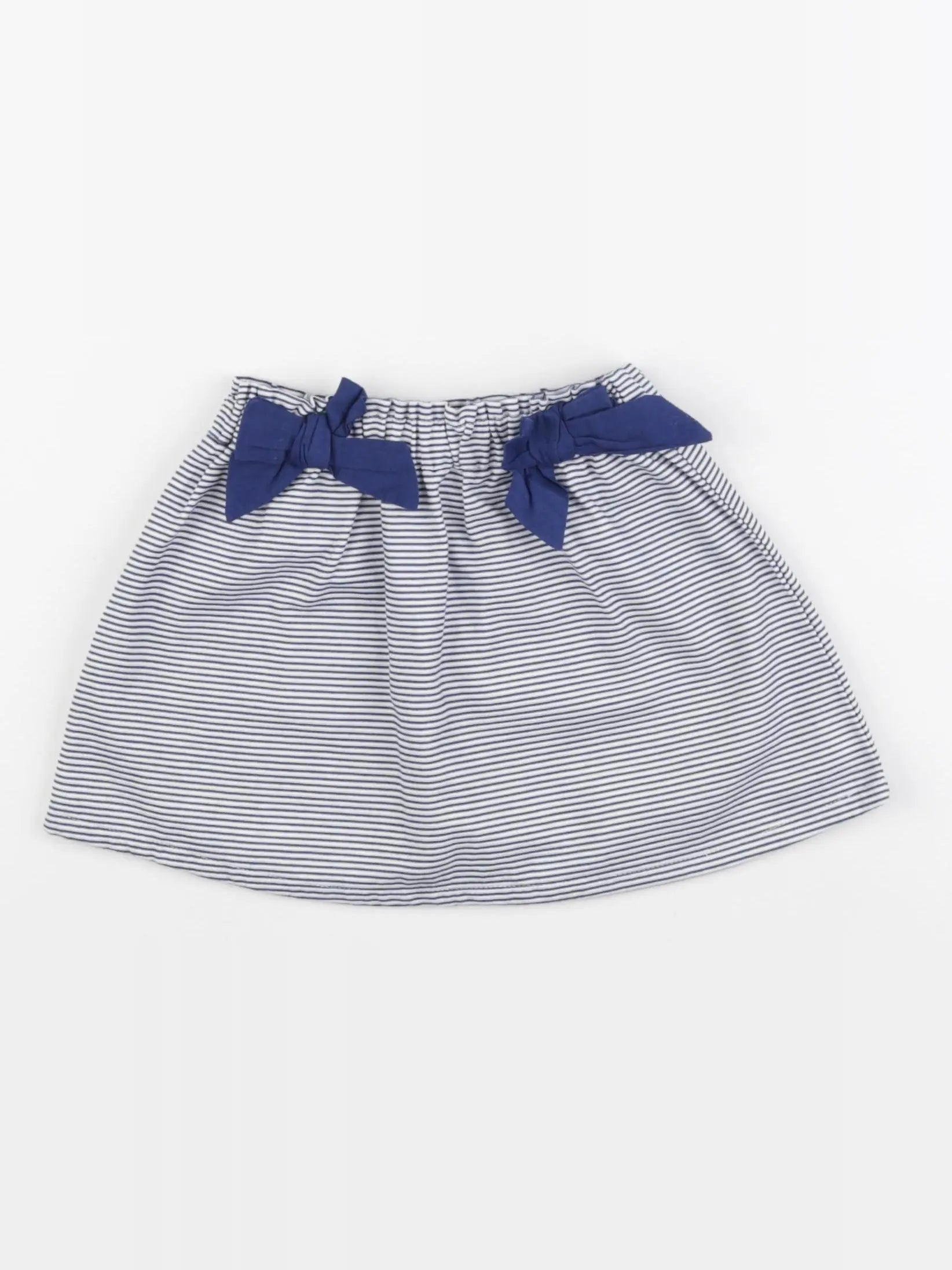 Vertbaudet - jupe bleu, blanc - 18 mois