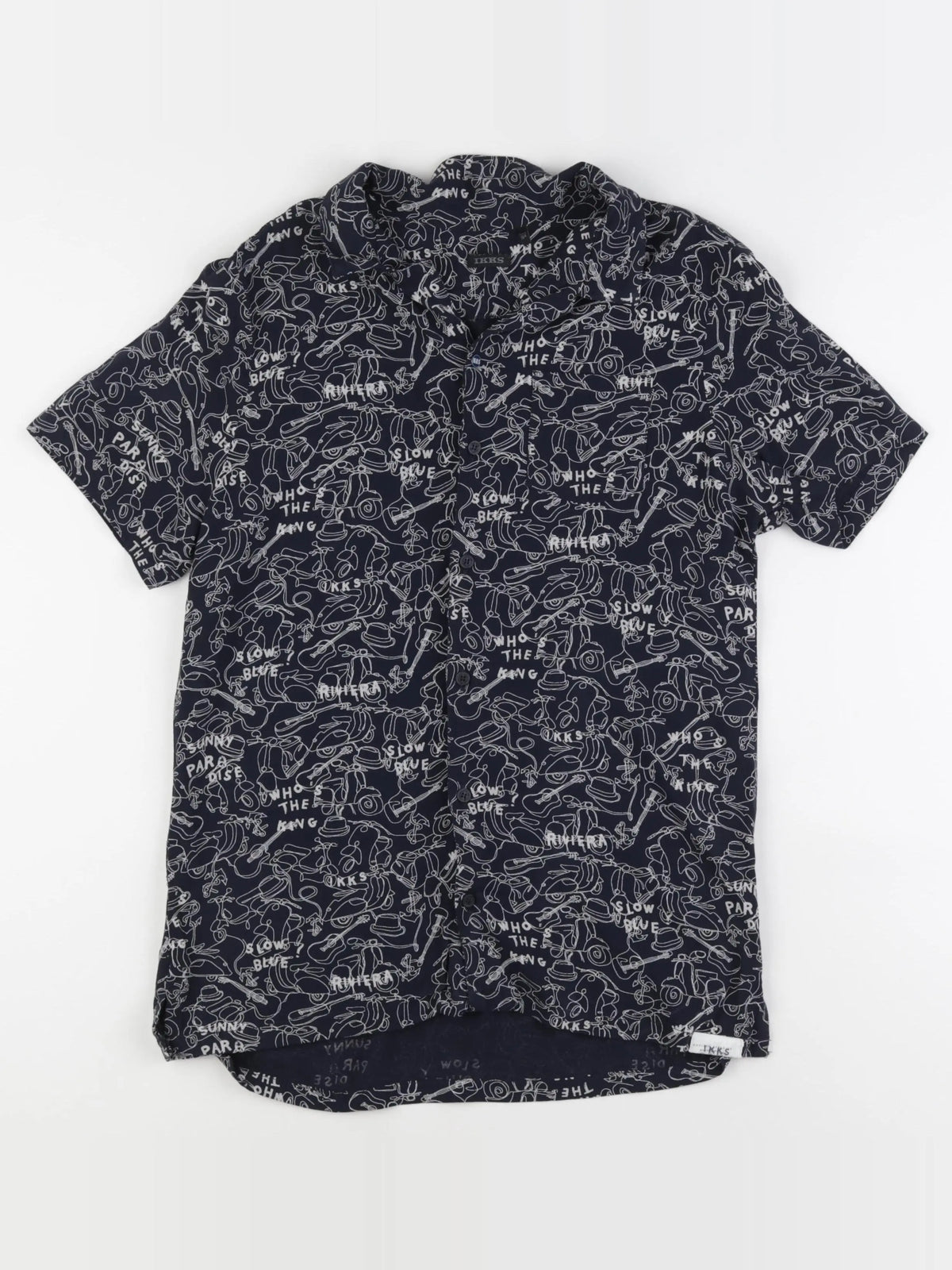 IKKS - tee-shirt bleu - 14 ans