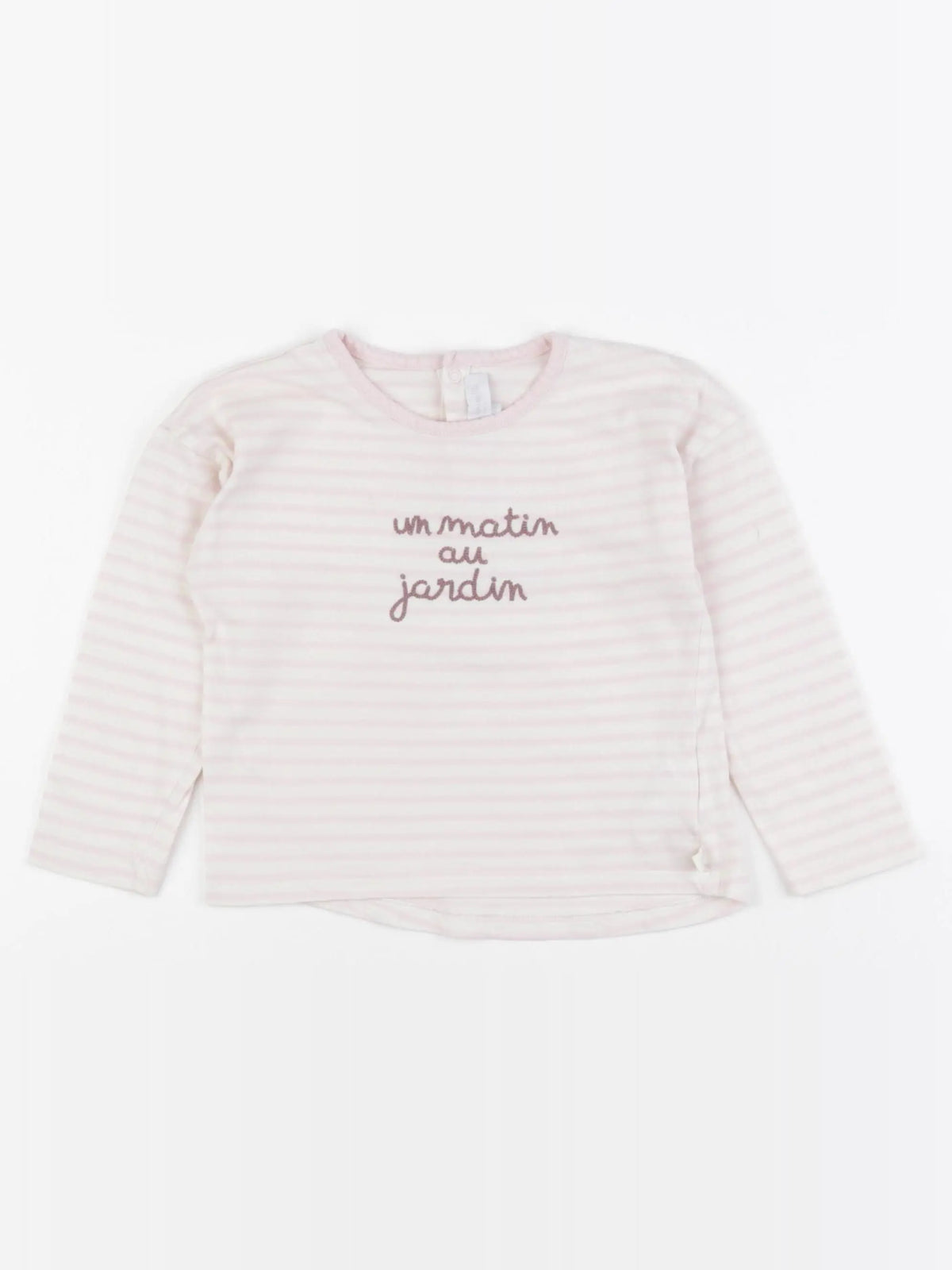 Cadet Rousselle - tee-shirt blanc, rose - 24 mois