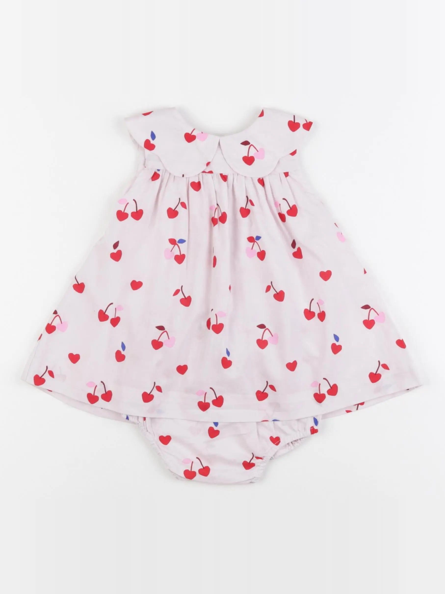 Jacadi - robe rose, rouge - 6 mois