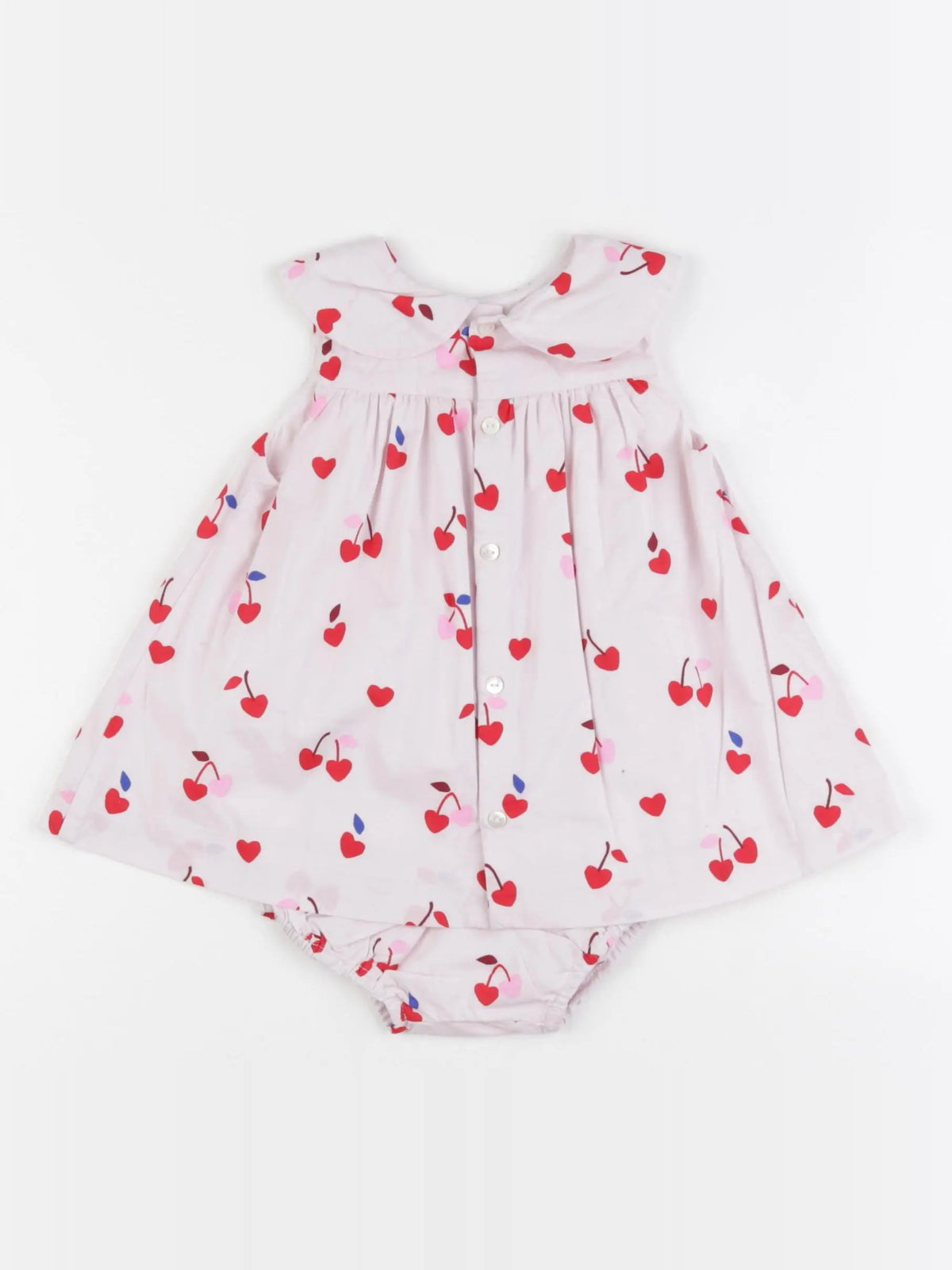 Jacadi - robe rose, rouge - 6 mois