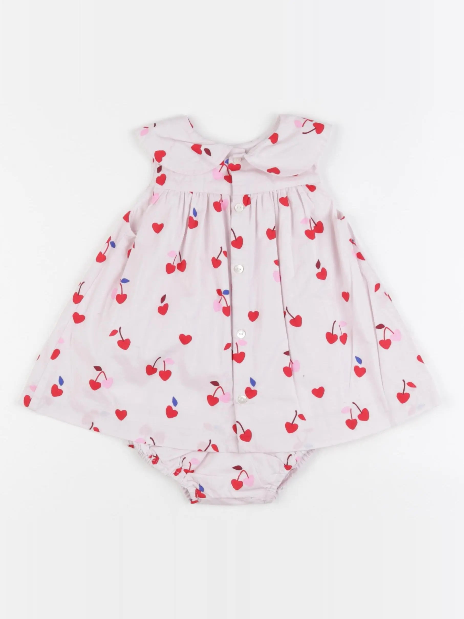 Jacadi - robe rose, rouge - 6 mois