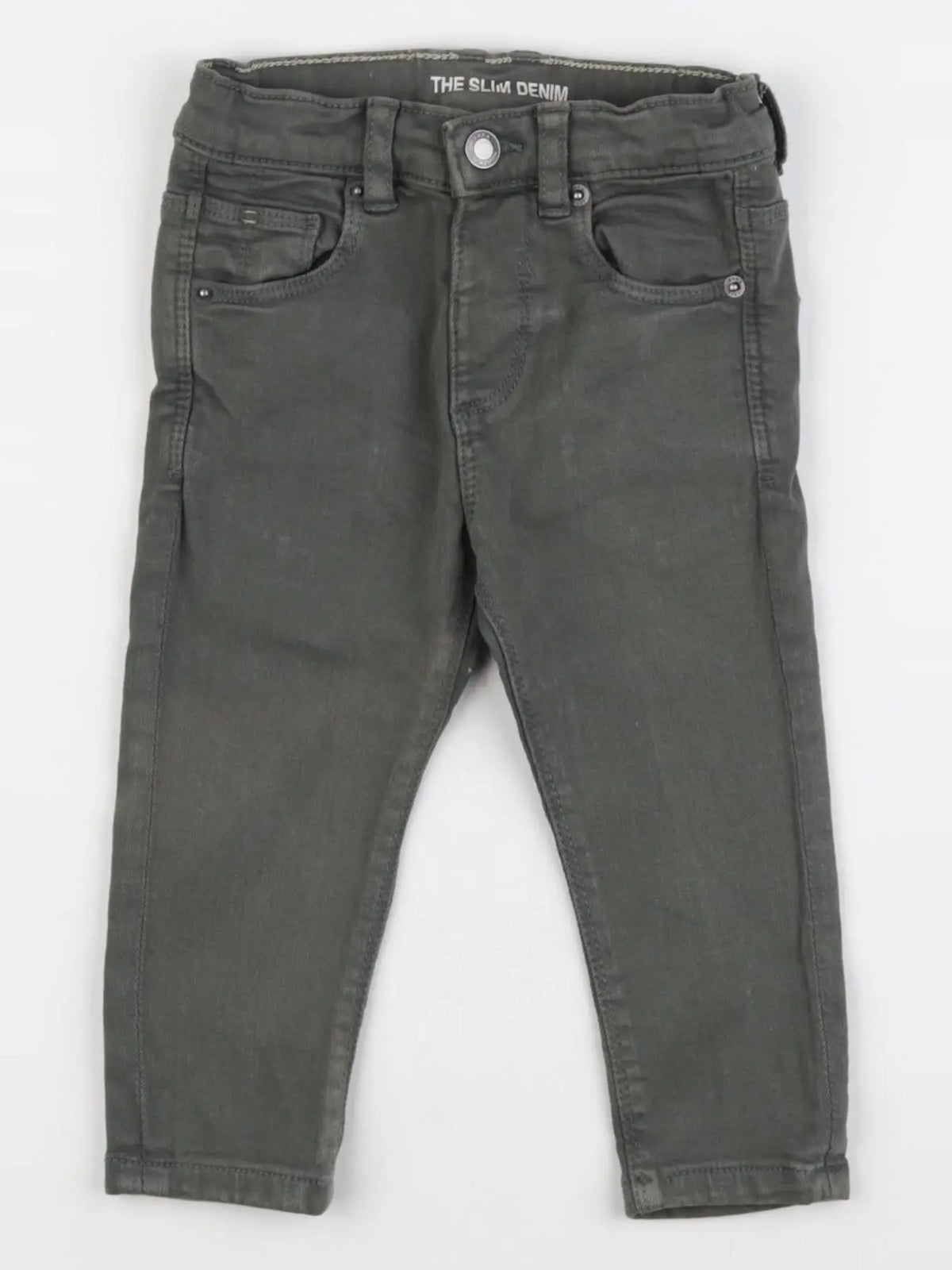 Zara - jean vert - 9/12 mois