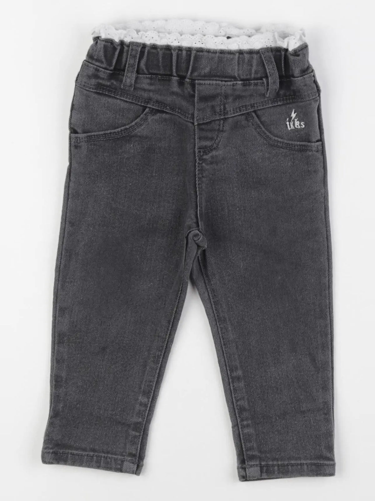 IKKS - jean gris - 12 mois
