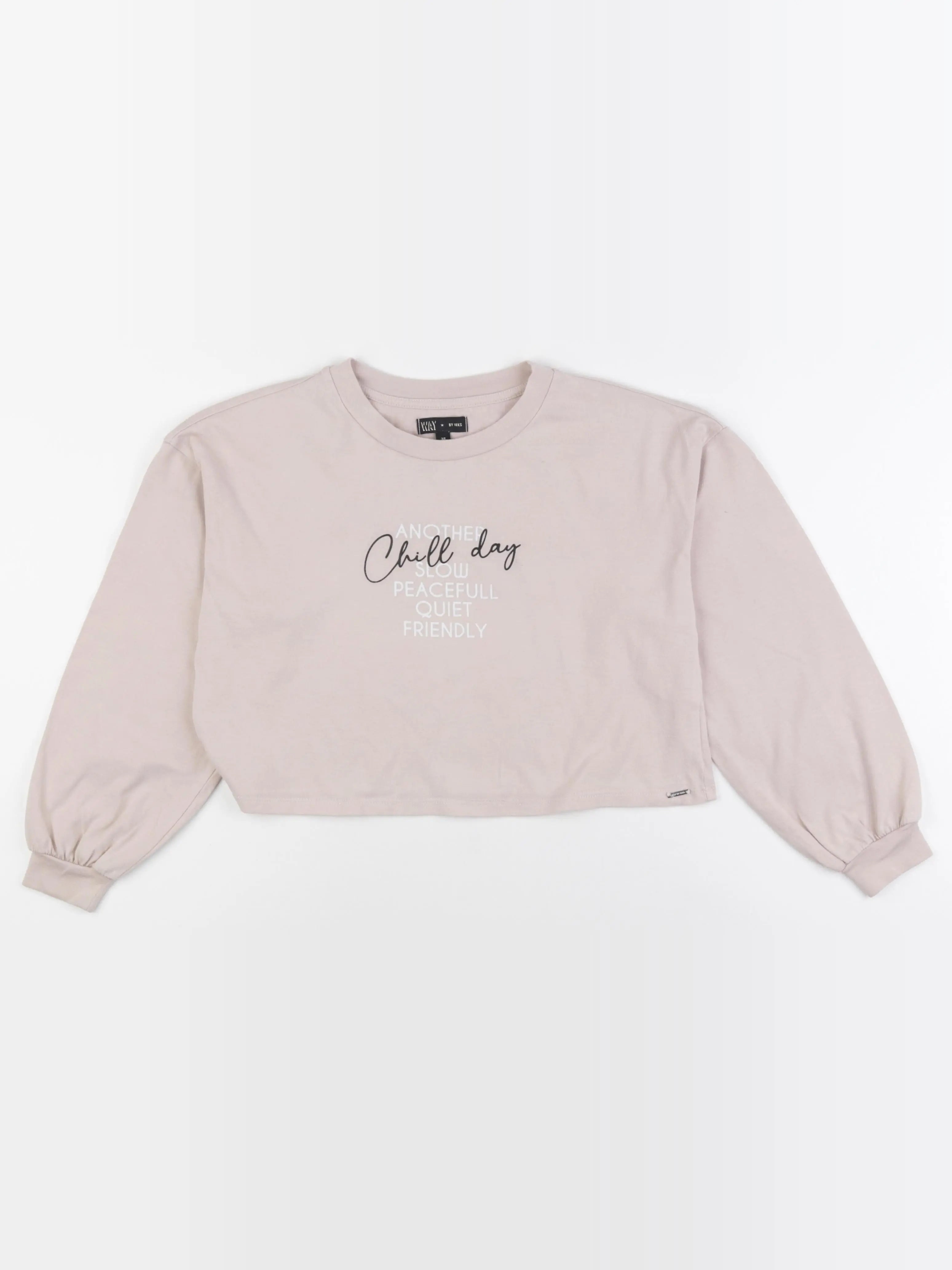 IKKS - tee-shirt beige - 12 ans